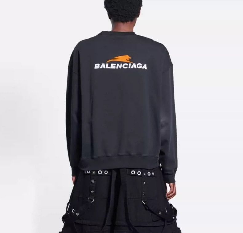 Balenciaga Balenciaga Year of the Tiger series printed round neck swe Size US S / EU 44-46 / 1 - 6 Thumbnail