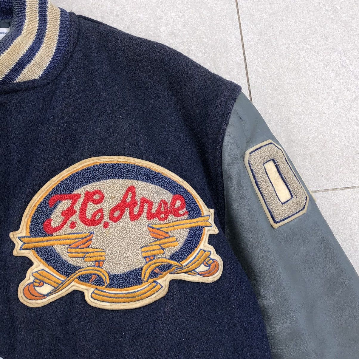 Vintage Vintage 80s Erratics Arse Embroidered Varsity Jacket Size US L / EU 52-54 / 3 - 6 Thumbnail