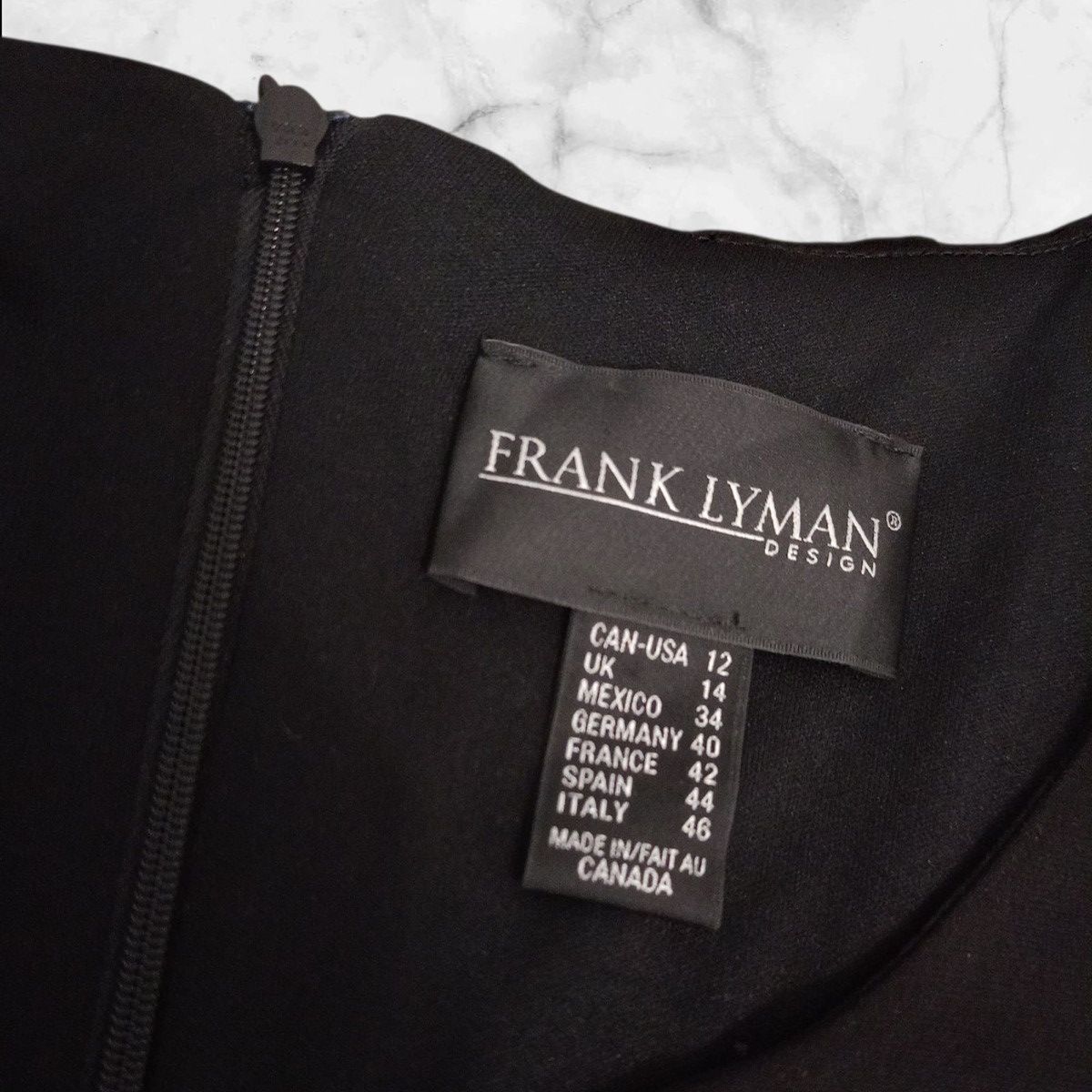 Other Frank Lyman Dress, Black , Size IT46, New with tags Size L / US 10 / IT 46 - 4 Thumbnail