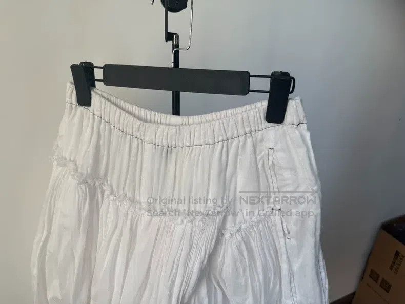 Comme des Garcons Comme Des Garcons size S Fluffy white flower-bud skirt Size 23" - 8 Thumbnail