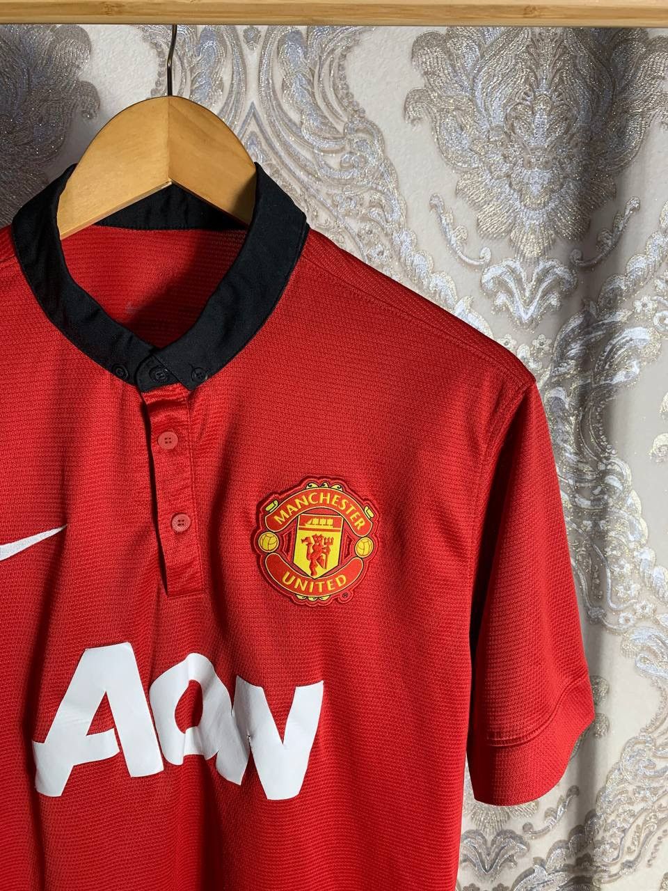 Nike × Vintage VERY RARE NIKE FC MANCHESTER UNITED ENGLAND SOCCER JERSEY Size US L / EU 52-54 / 3 - 2 Thumbnail