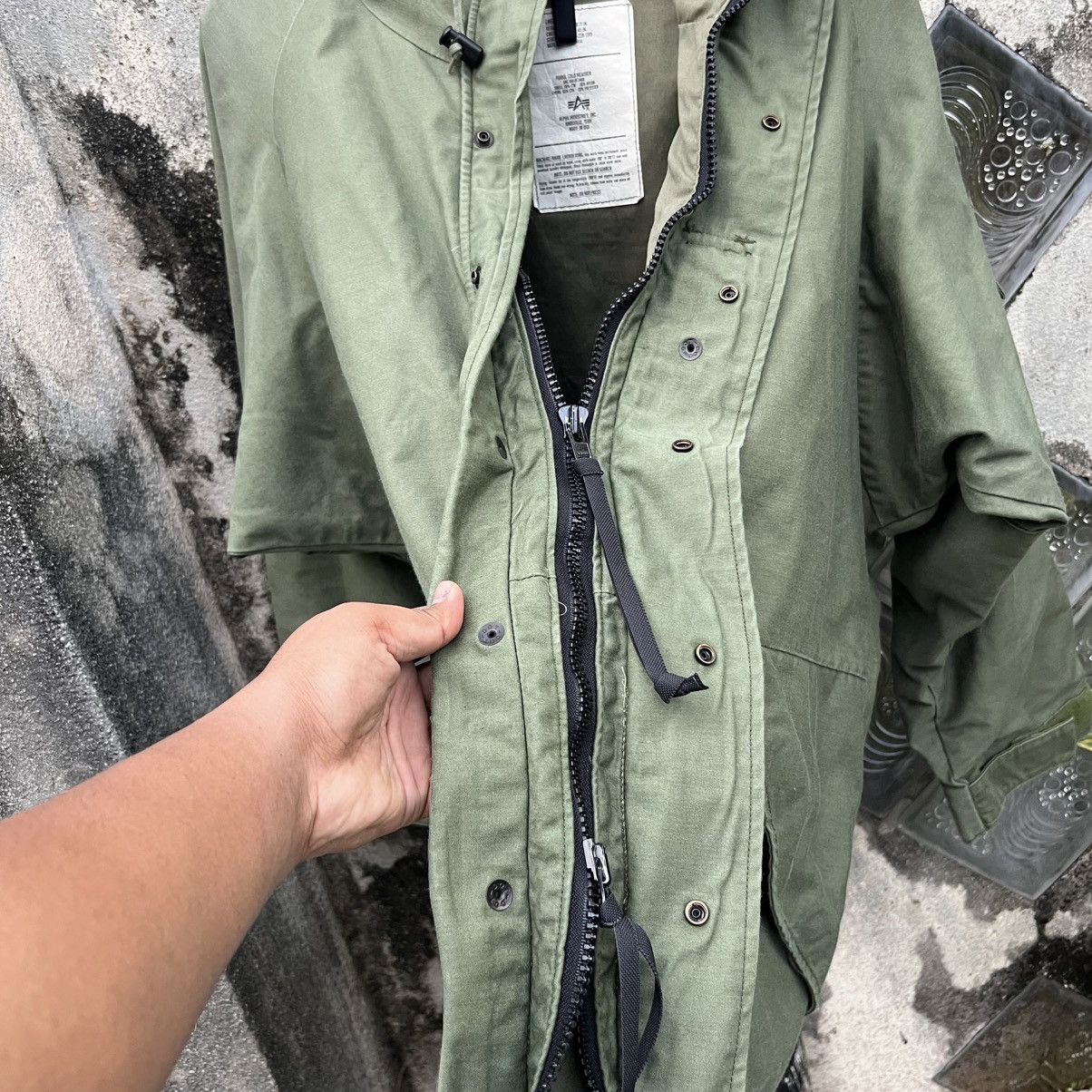 Alpha Industries “VINTAGE” ALPHA INDUSTRIES HOODED PARKA JACKET Size US L / EU 52-54 / 3 - 19 Thumbnail
