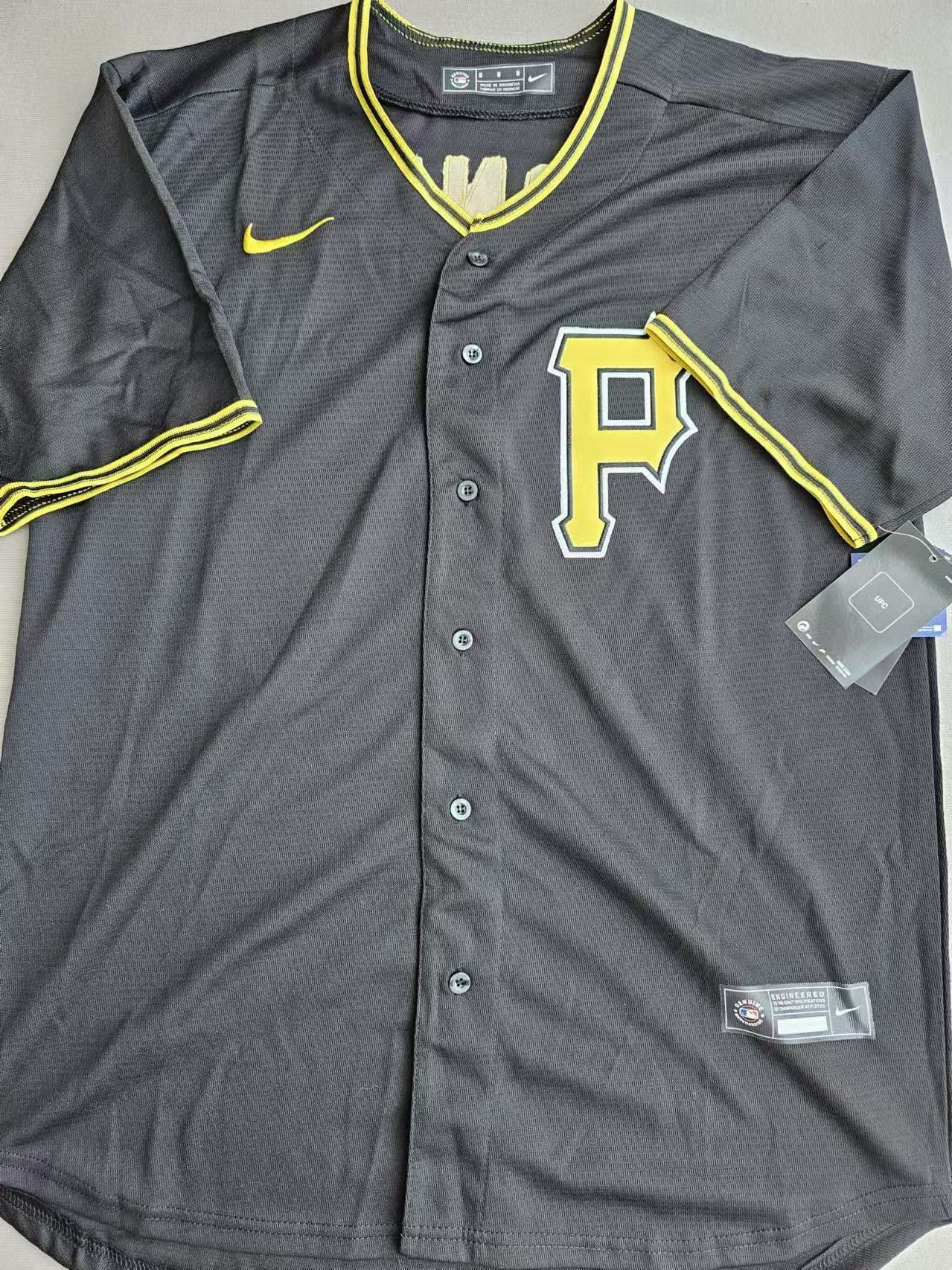 MLB Pittsburgh Pirates #24 Bonds Jersey Black Size US M / EU 48-50 / 2 - 2 Thumbnail