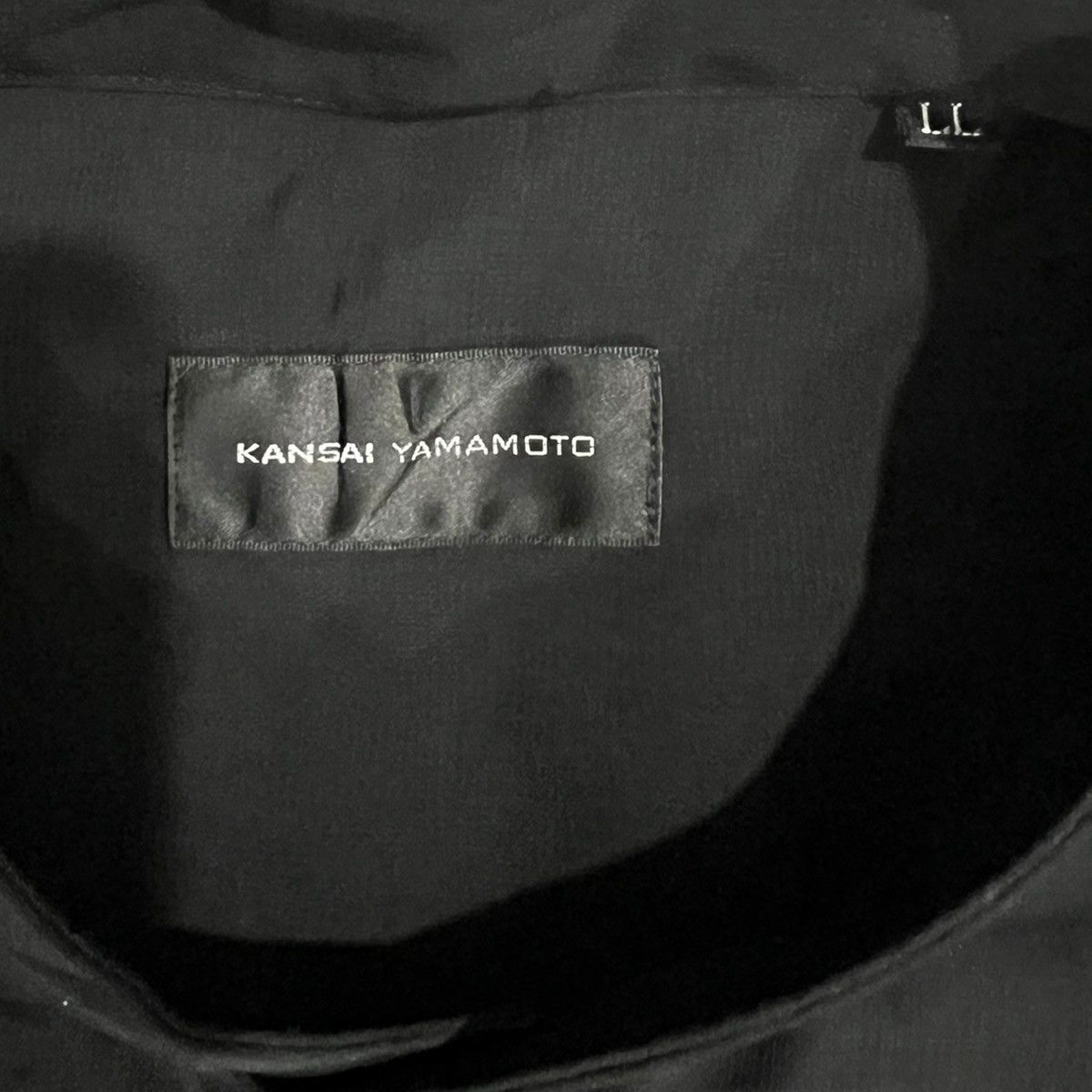 Designer × Japanese Brand × Kansai Yamamoto VINTAGE KANSAI YAMAMOTO STAND COLLAR BUTTON UP SHIRT Size US XL / EU 56 / 4 - 9 Thumbnail