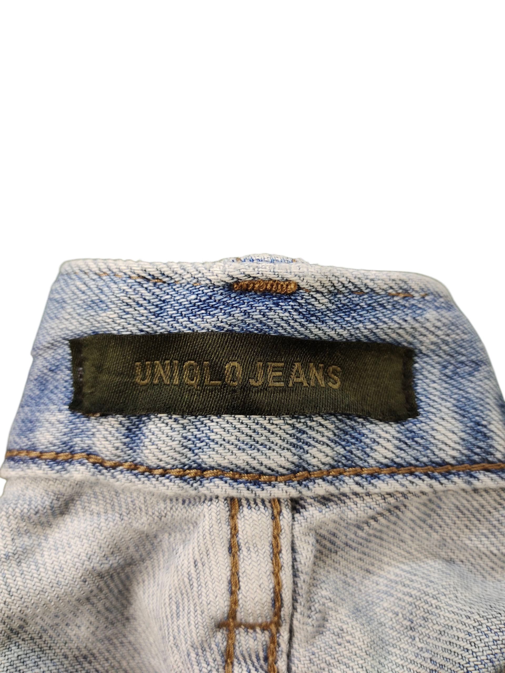 Uniqlo Vintage Y2k Uniqlo Japan Clawmark Distress Faded Denim Jeans Size US 32 / EU 48 - 10 Thumbnail
