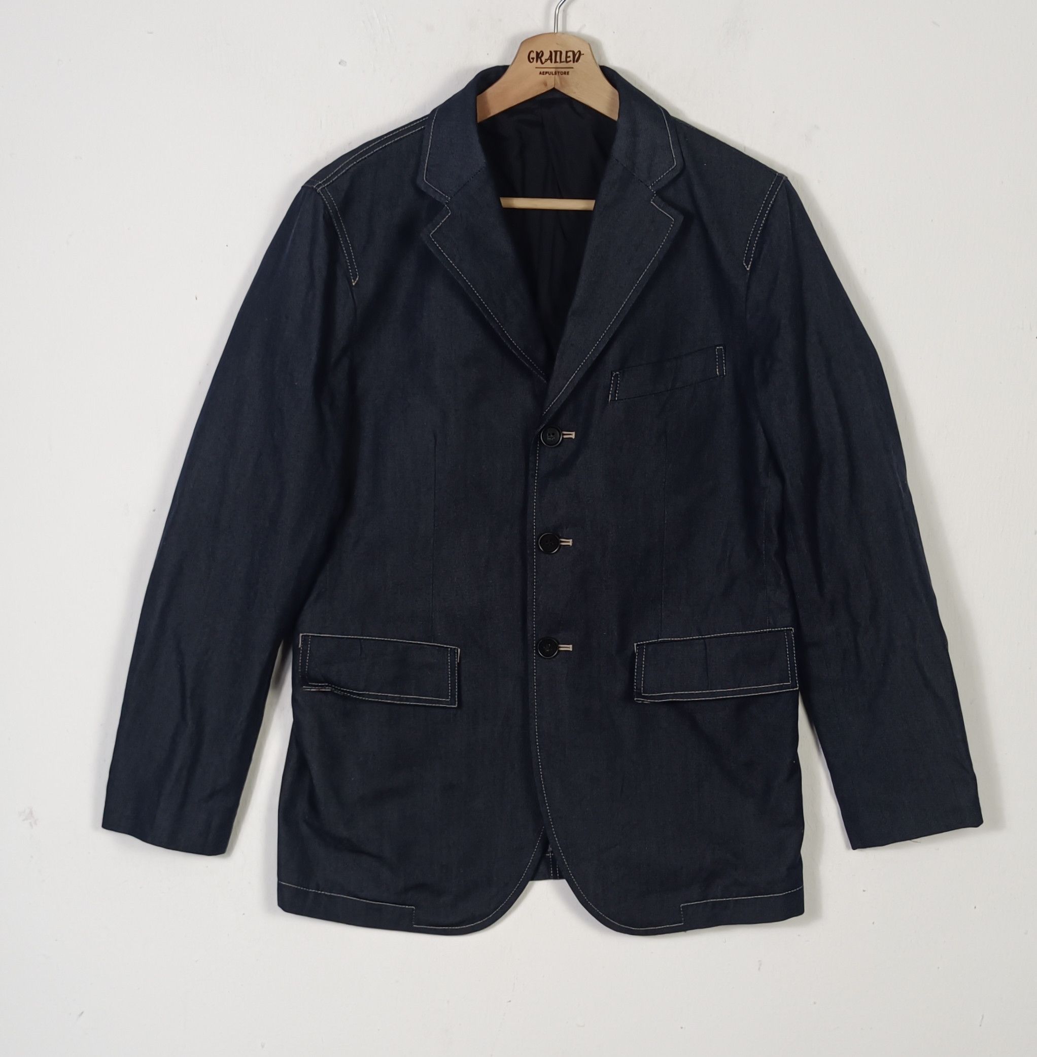 Paul Smith 💥RARE💥 PAUL SMITH Denim “Reconstructed” Size US S / EU 44-46 / 1 - 1 Thumbnail