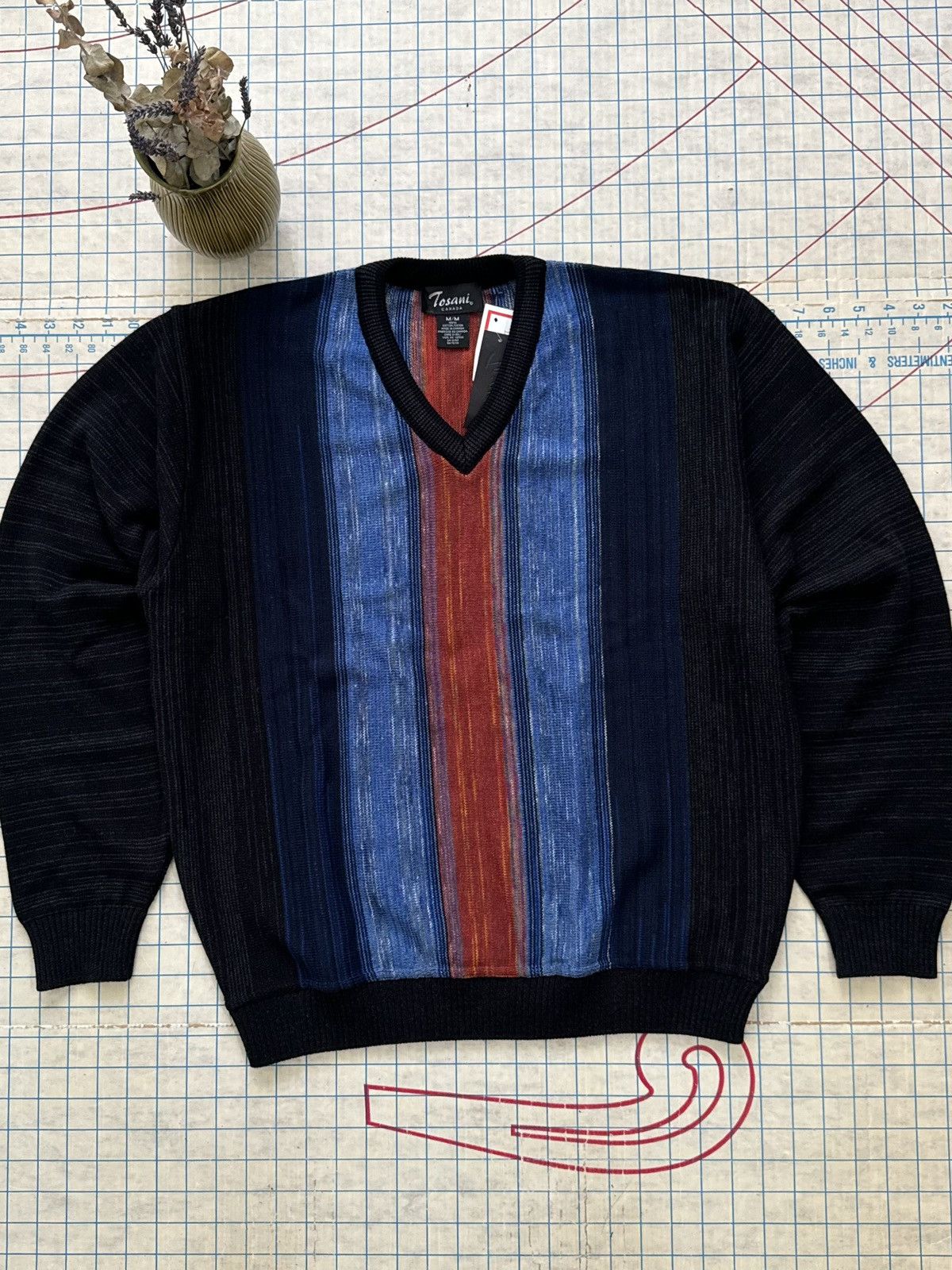 Vintage Vintage Tosani Knit Sweater New With Tag Size Medium Size US M / EU 48-50 / 2 - 1 Thumbnail