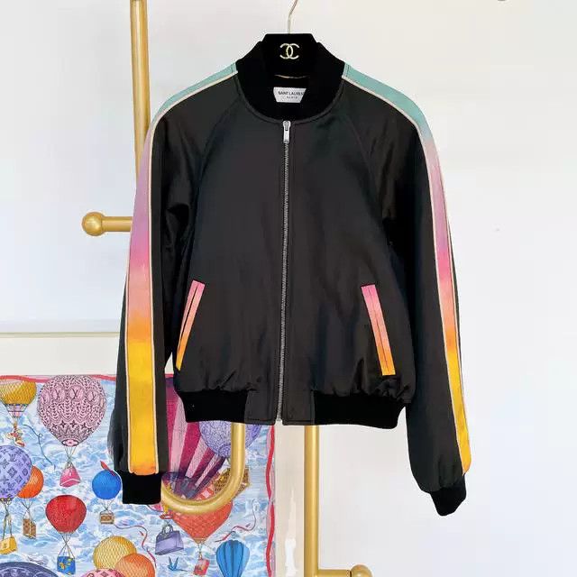 Saint Laurent Paris Saint Laurent Black Jacket Panther Graphic Size S / US 4 / IT 40 - 1 Thumbnail