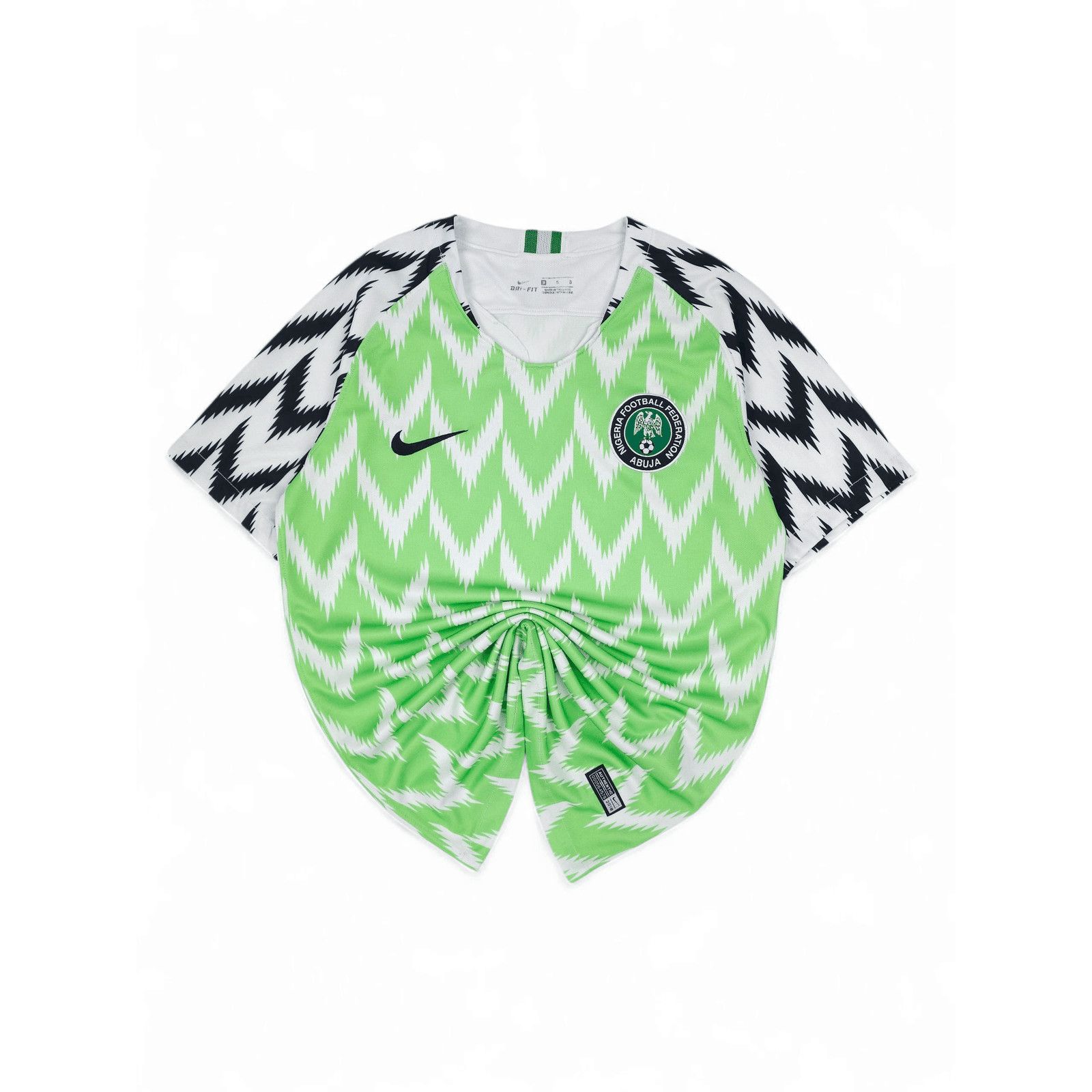Nike 🔹 Vintage Nike Nigeria Soccer Football Jersey 2018 T-shirt Size US S / EU 44-46 / 1 - 1 Thumbnail