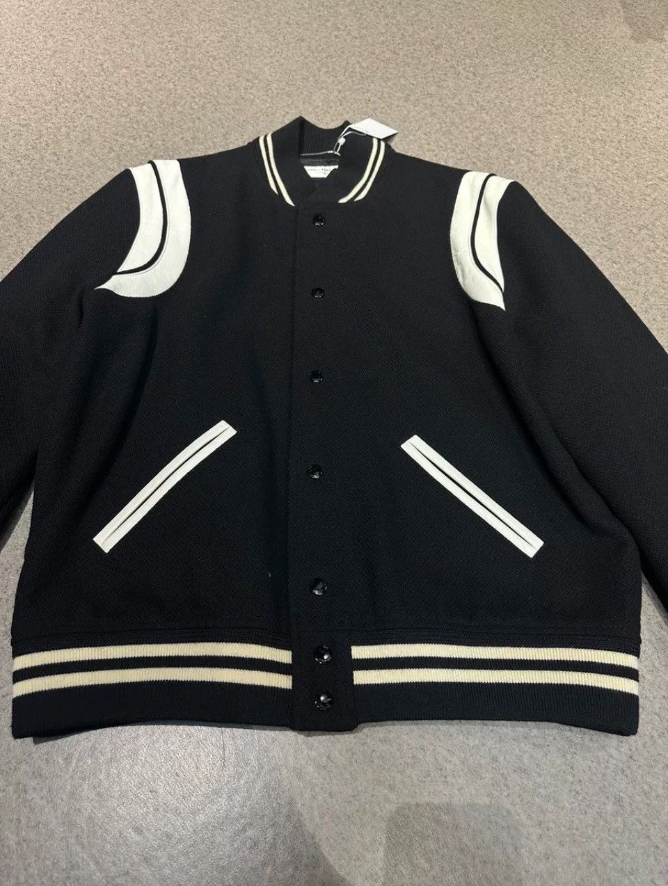 Saint Laurent Paris Saint Laurent Paris baseball jacket- zp Size US L / EU 52-54 / 3 - 3 Thumbnail