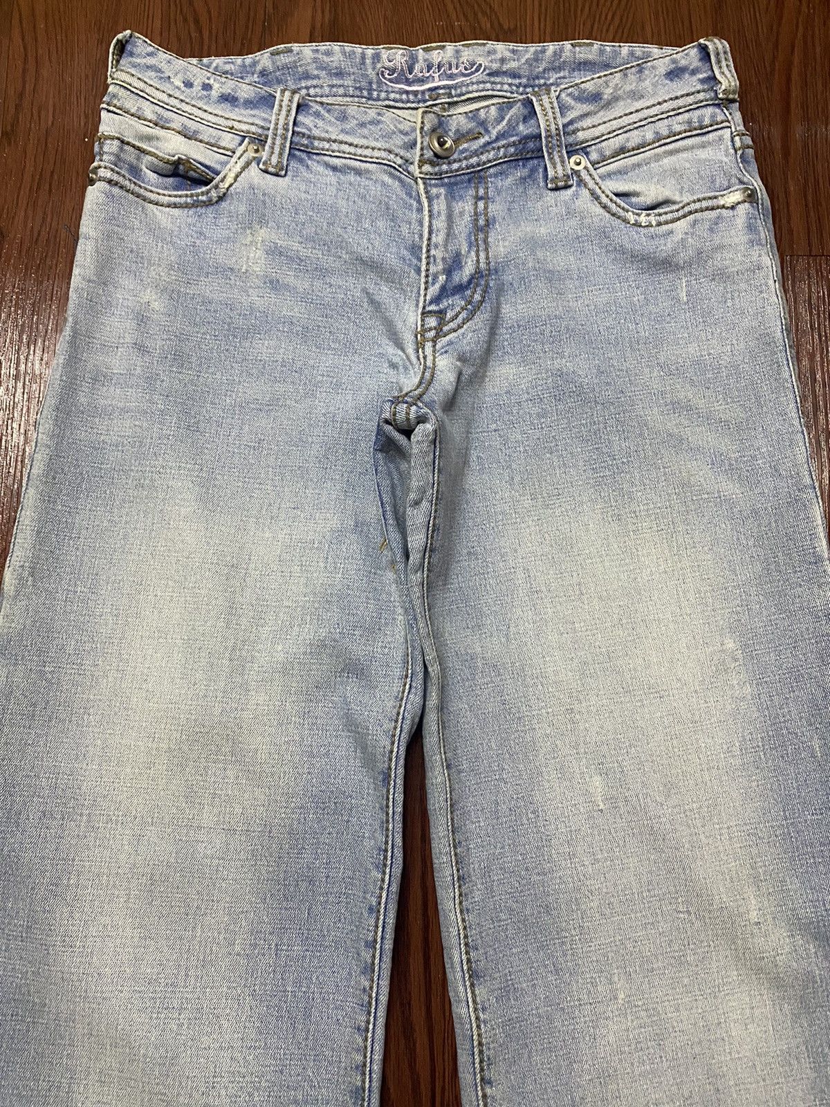Japanese Brand Vintage Japanese Brand Blue Faded Wash Flare Style Jeans Size 28" / US 6 / IT 42 - 3 Thumbnail
