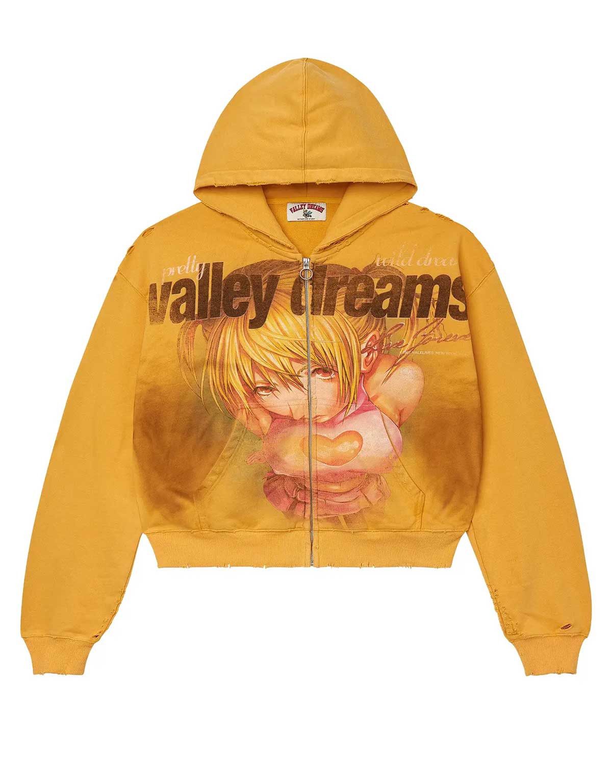 Vale Forever Gold Rush Zip Up Hoodie Yellow Size US XL / EU 56 / 4 - 1 Thumbnail