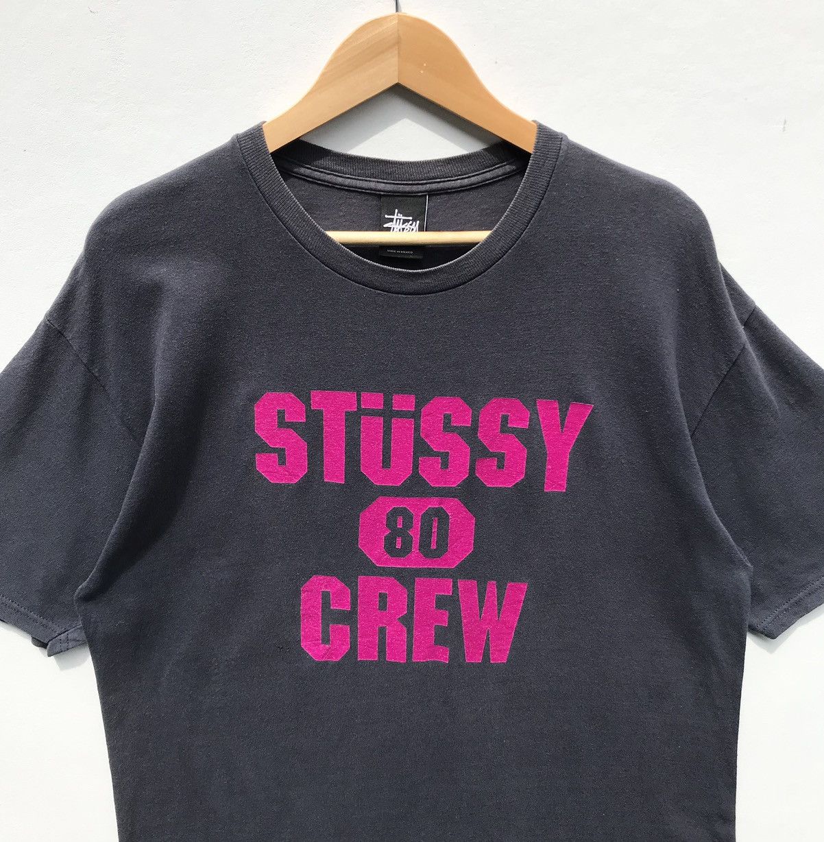 Stussy Vintage Stussy 80 Crew Tee Stussy Streetwear SunFaded Size US L / EU 52-54 / 3 - 6 Thumbnail