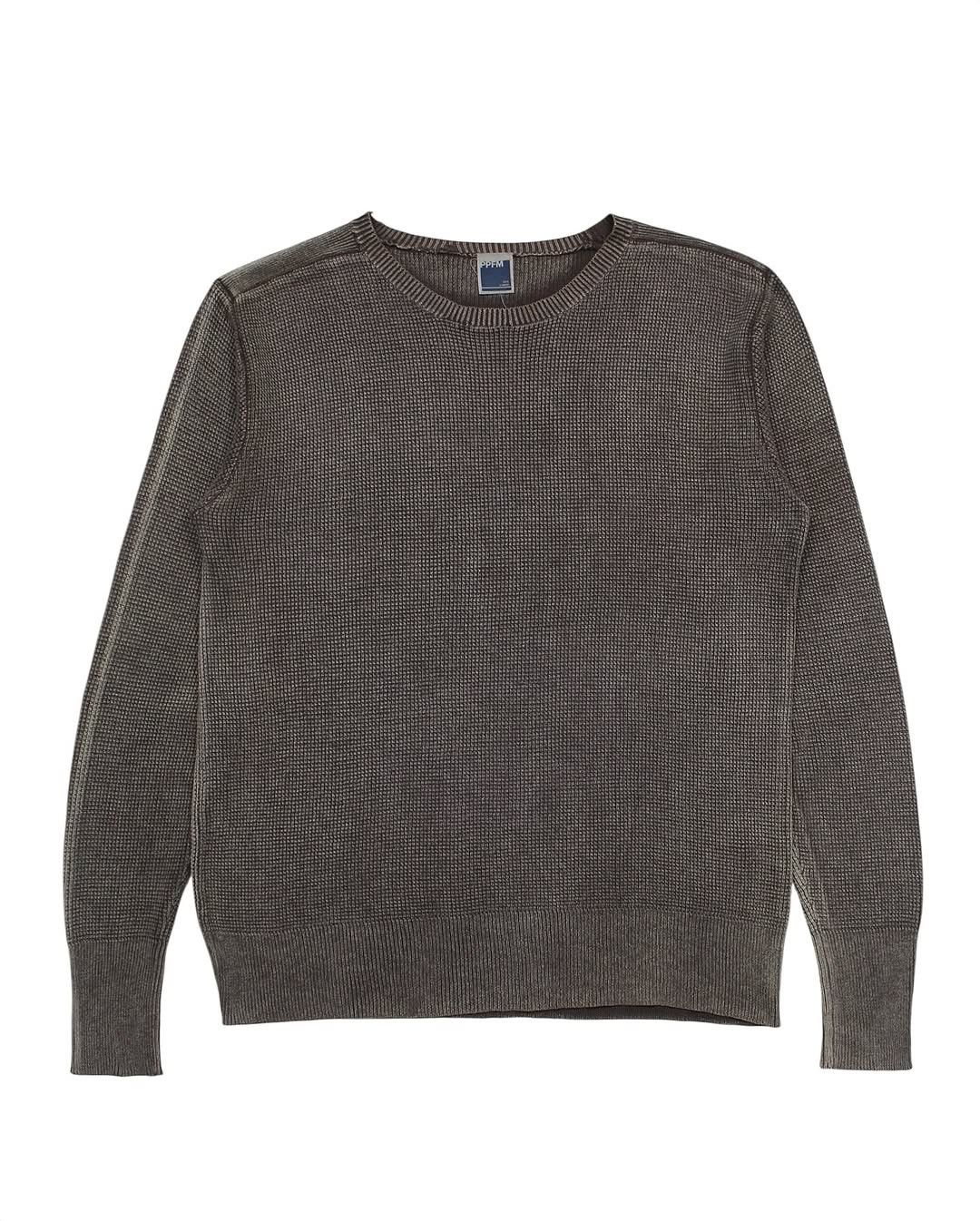 PPFM FW2003 PPFM SOFT WAFFLE TEXTURE WASHED KNIT SWEATER Size US M / EU 48-50 / 2 - 1 Thumbnail