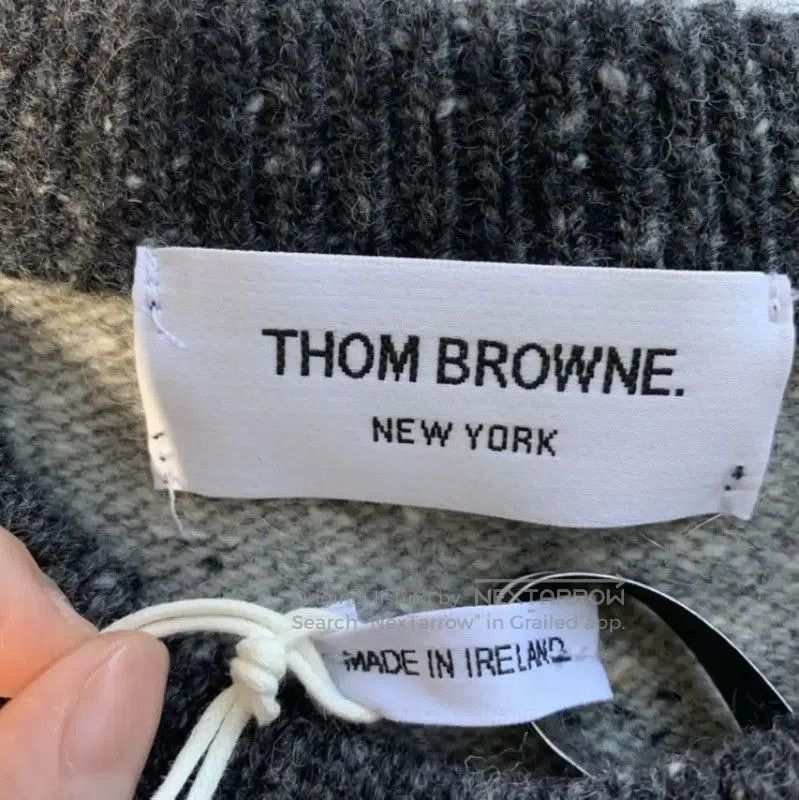 Thom Browne Thom Browne Dark Gray Wool Sweater for Women . Size M / US 6-8 / IT 42-44 - 3 Thumbnail