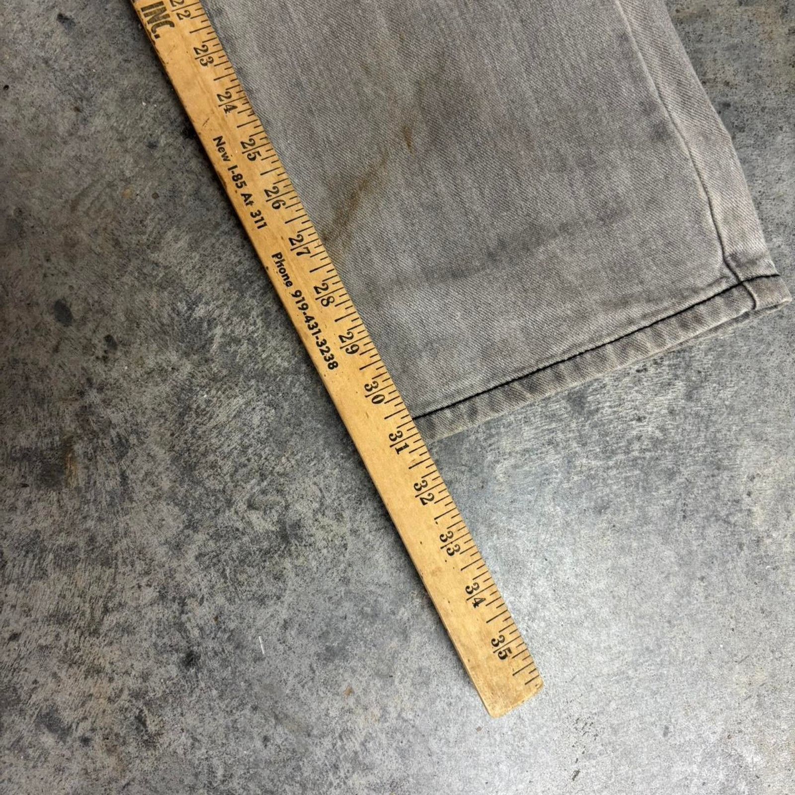 Guess 2000s Guess Grey Wash Distressed Emo Grunge Jeans Size US 36 / EU 52 - 5 Thumbnail