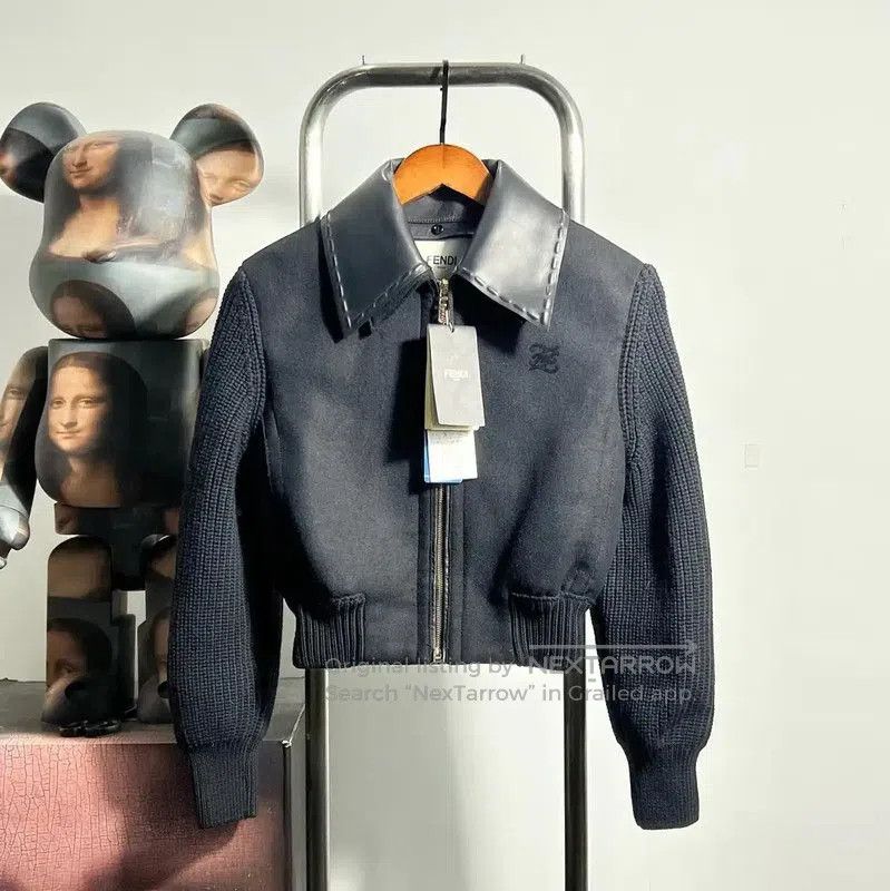 Fendi Fendi Black Mens Outerwear Jacket . Size US M / EU 48-50 / 2 - 1 Thumbnail