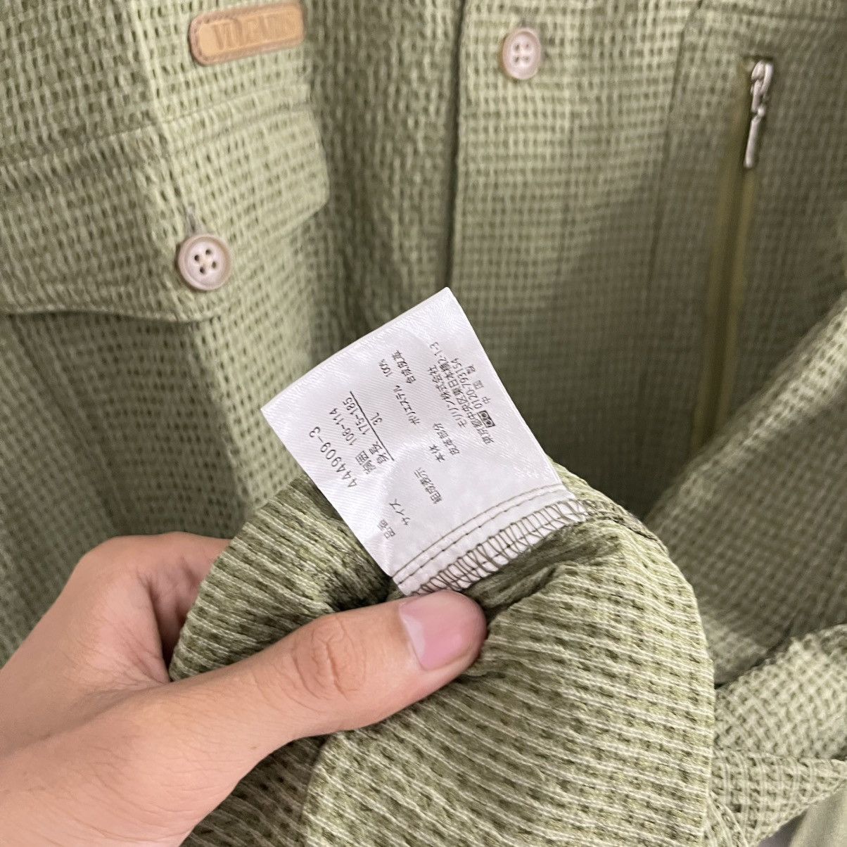 Japanese Brand Textured Shirt Long Sleeve - JUN25 Size US L / EU 52-54 / 3 - 6 Thumbnail