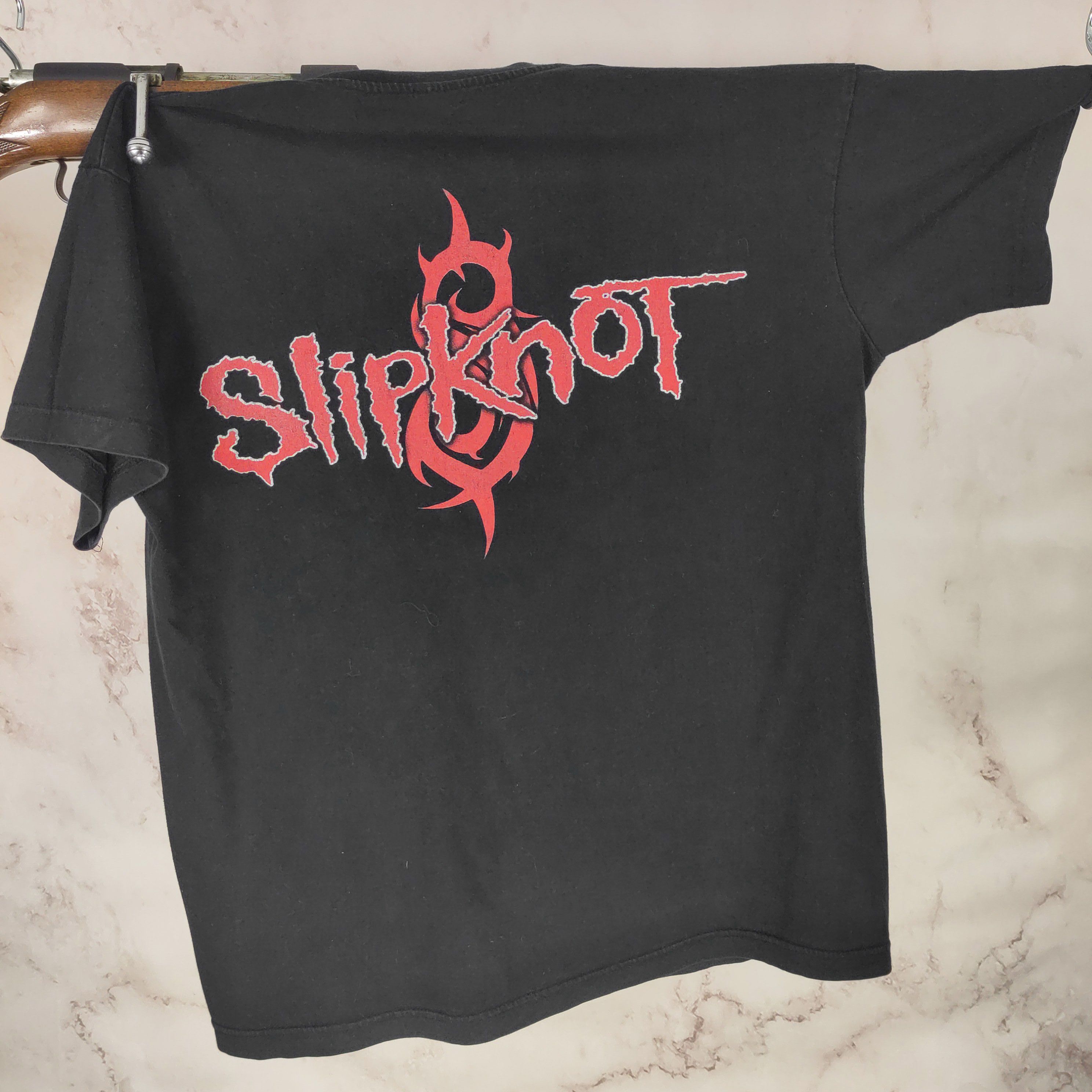 Band Tees × Slipknot 00's Slipknot t-shirt "Faces and glitter" Size US XL / EU 56 / 4 - 2 Thumbnail