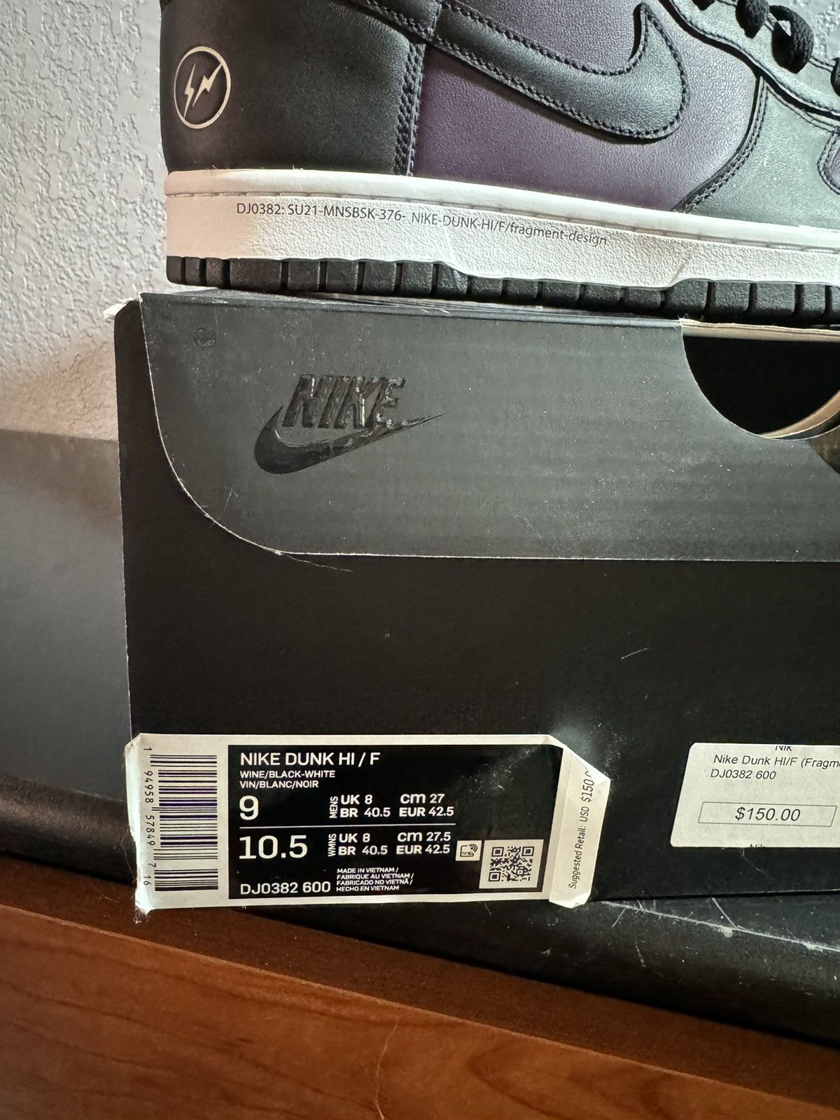 Nike Nike dunk high Fragment Beijing size 9 mens Size US 9 / EU 42 - 9 Thumbnail