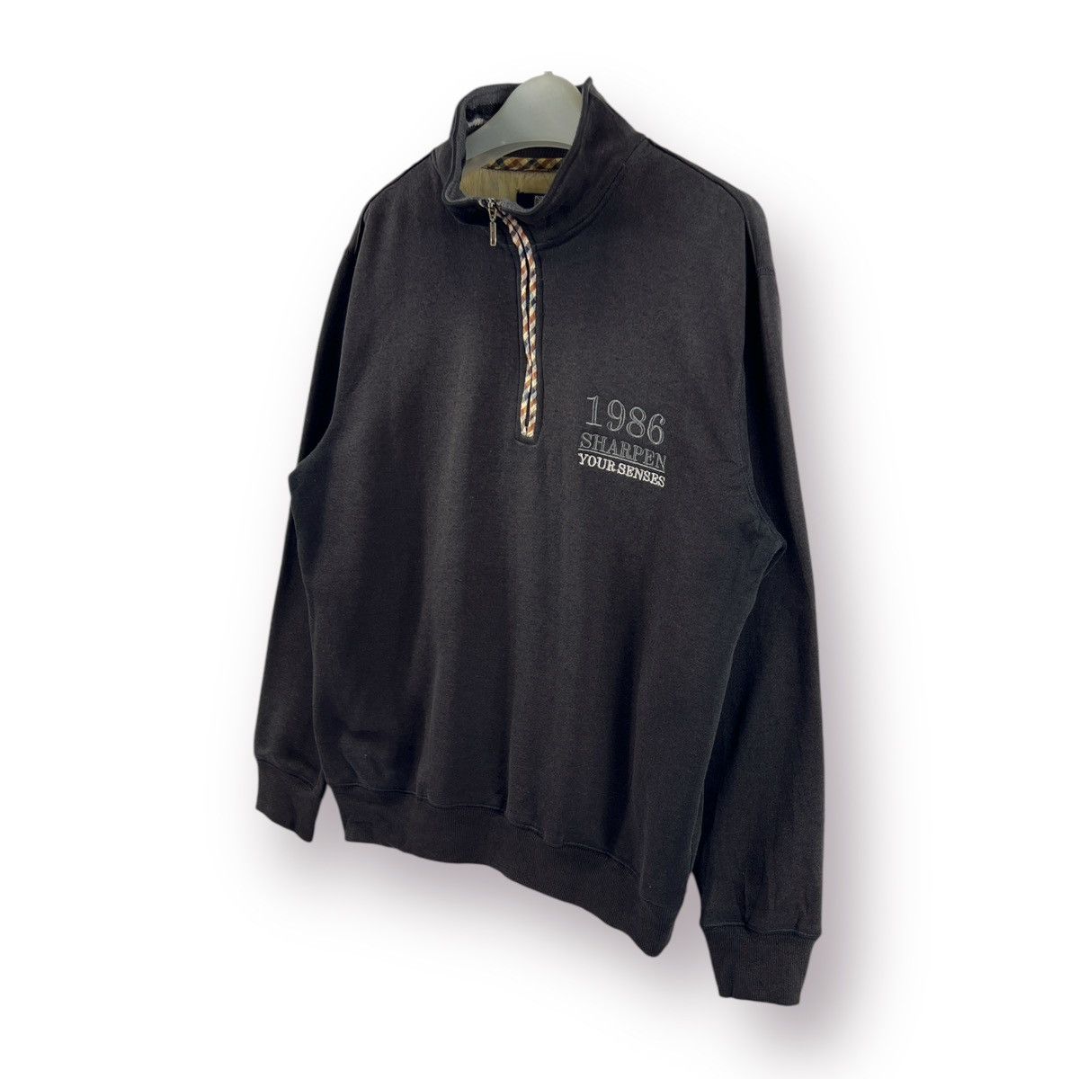 Japanese Brand × Michiko Koshino London × Vintage 🔥 Michiko Koshino London half zipper sweat - M Size US S / EU 44-46 / 1 - 2 Thumbnail