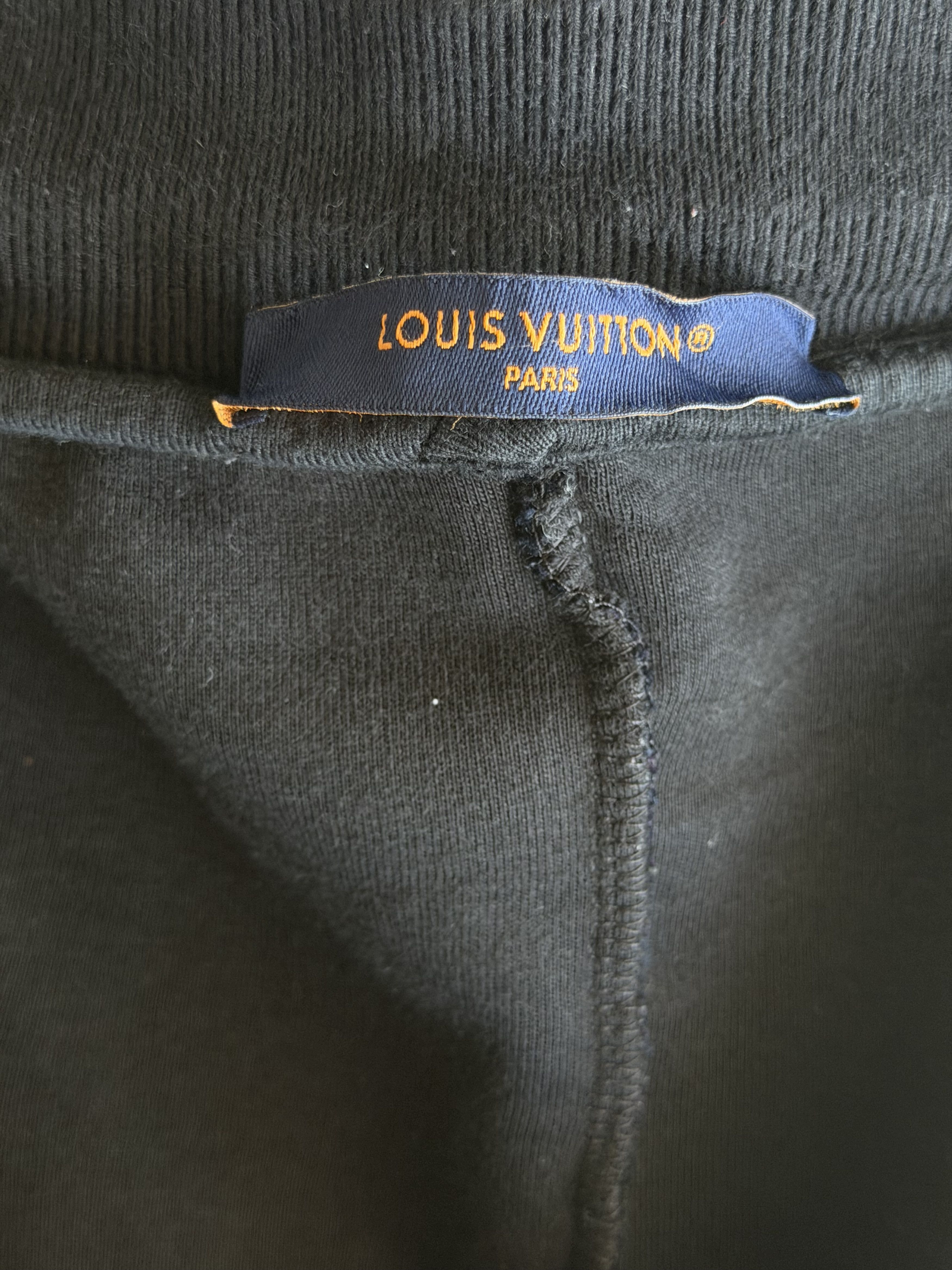 Louis Vuitton Green, Black & Yellow Gradient Monogram Velvet Pants Size US 38 / EU 54 - 3 Thumbnail