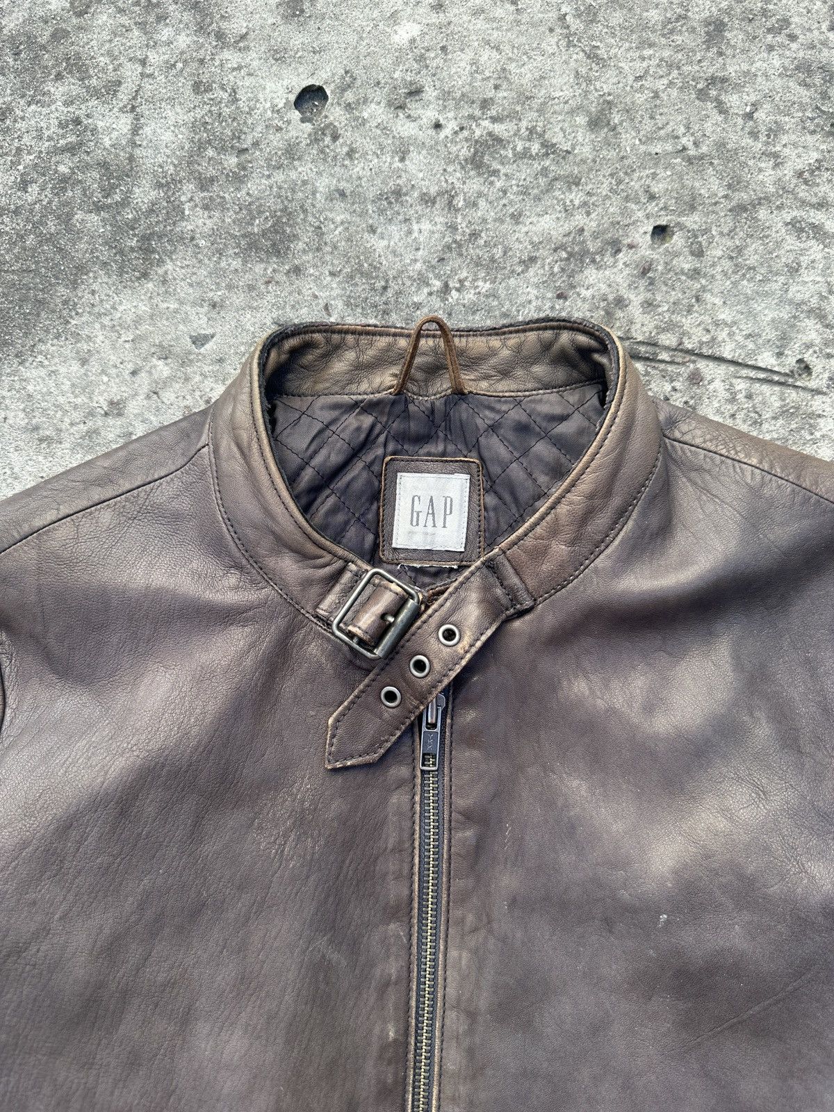 Gap Vintage Gap Leather Jacket Casual Streetwear Style S Usa Size US S / EU 44-46 / 1 - 2 Thumbnail