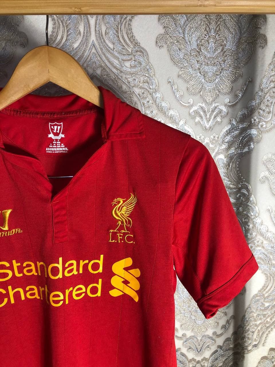 Vintage WARRIOR FC LIVERPOOL ENGLAND SOCCER JERSEY RETRO Y2K 90s Size US S / EU 44-46 / 1 - 2 Thumbnail