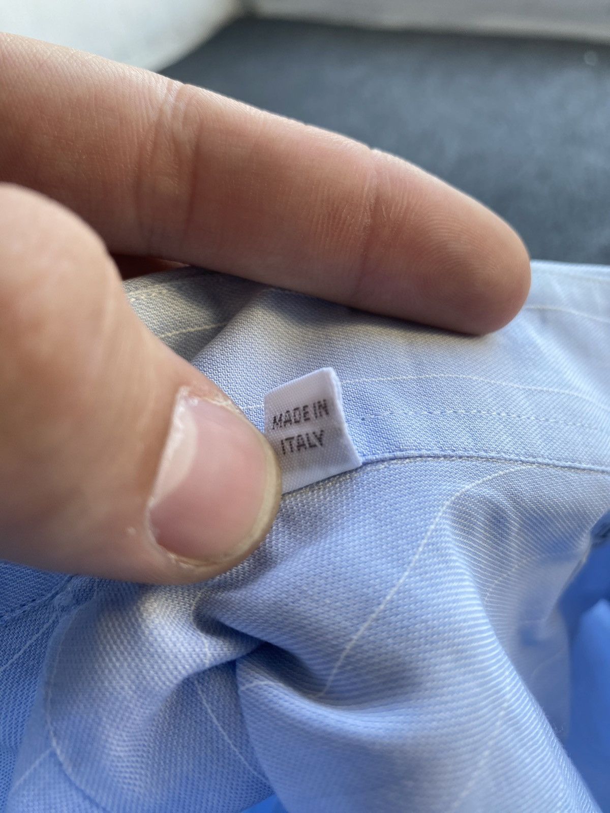 Pal Zileri 🔥Pal Zileri 16/41 L blue button up shirt designer Size US L / EU 52-54 / 3 - 5 Thumbnail