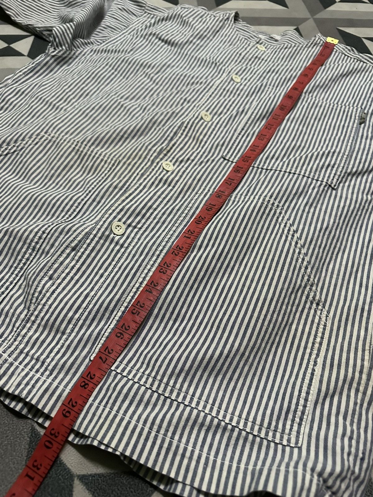 Vintage Issey Miyake stripes shirts Size US L / EU 52-54 / 3 - 9 Thumbnail