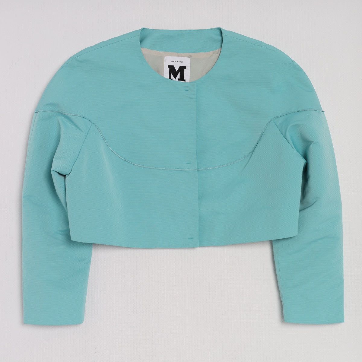 Missoni Missoni Crop Jacket Blazer Sky Blue Polyester Size S / US 4 / IT 40 - 5 Thumbnail