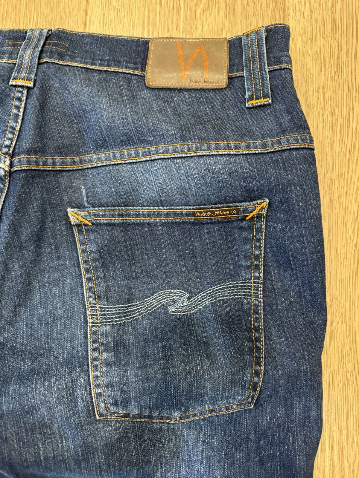 Nudie Jeans Nudie Jeans Thin Finn ‘pure streak’ Size US 34 / EU 50 - 3 Thumbnail