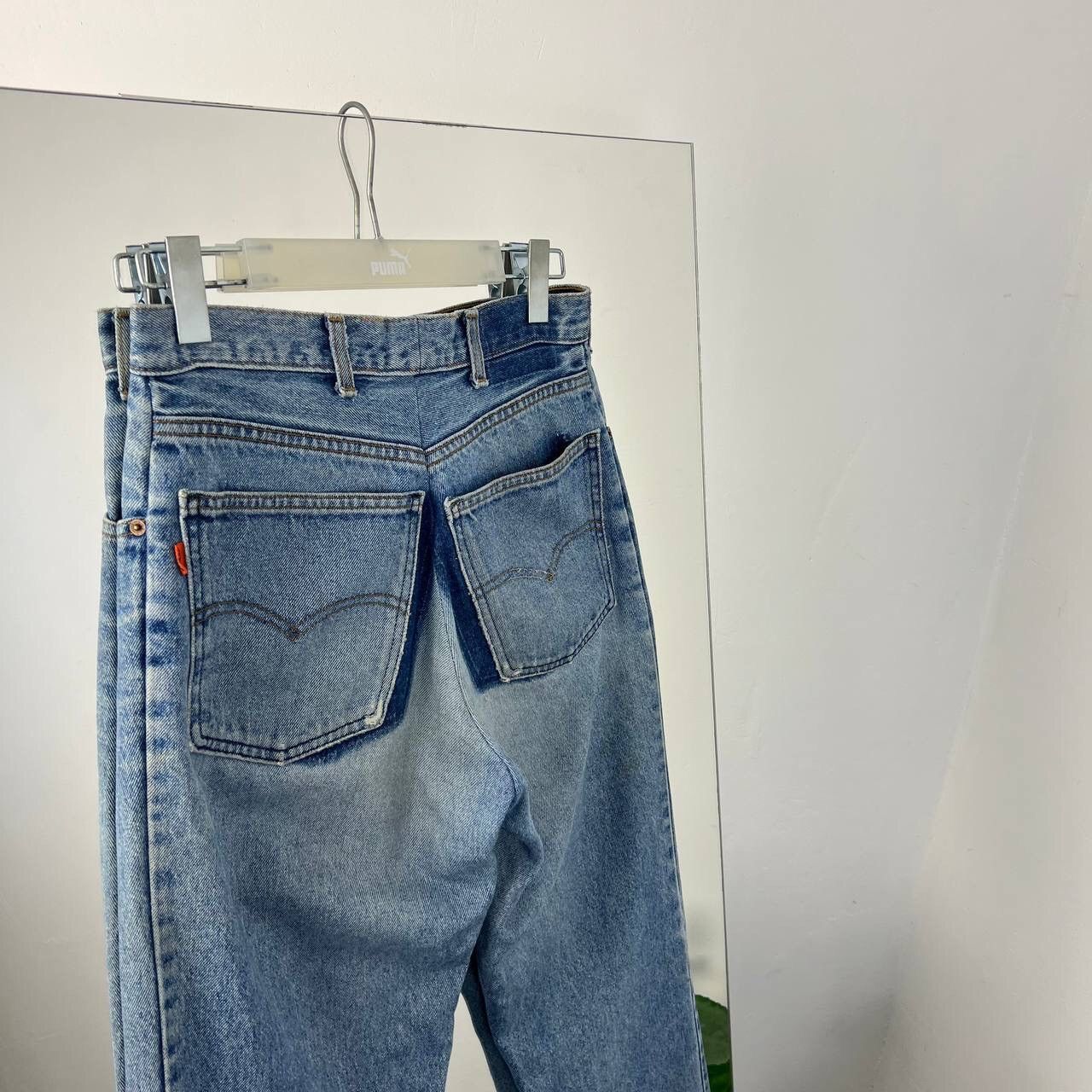 Levi's Rare Levi’s Vintage Archive Baggy Custom Y2k Orange Tag Size US 30 / EU 46 - 3 Thumbnail