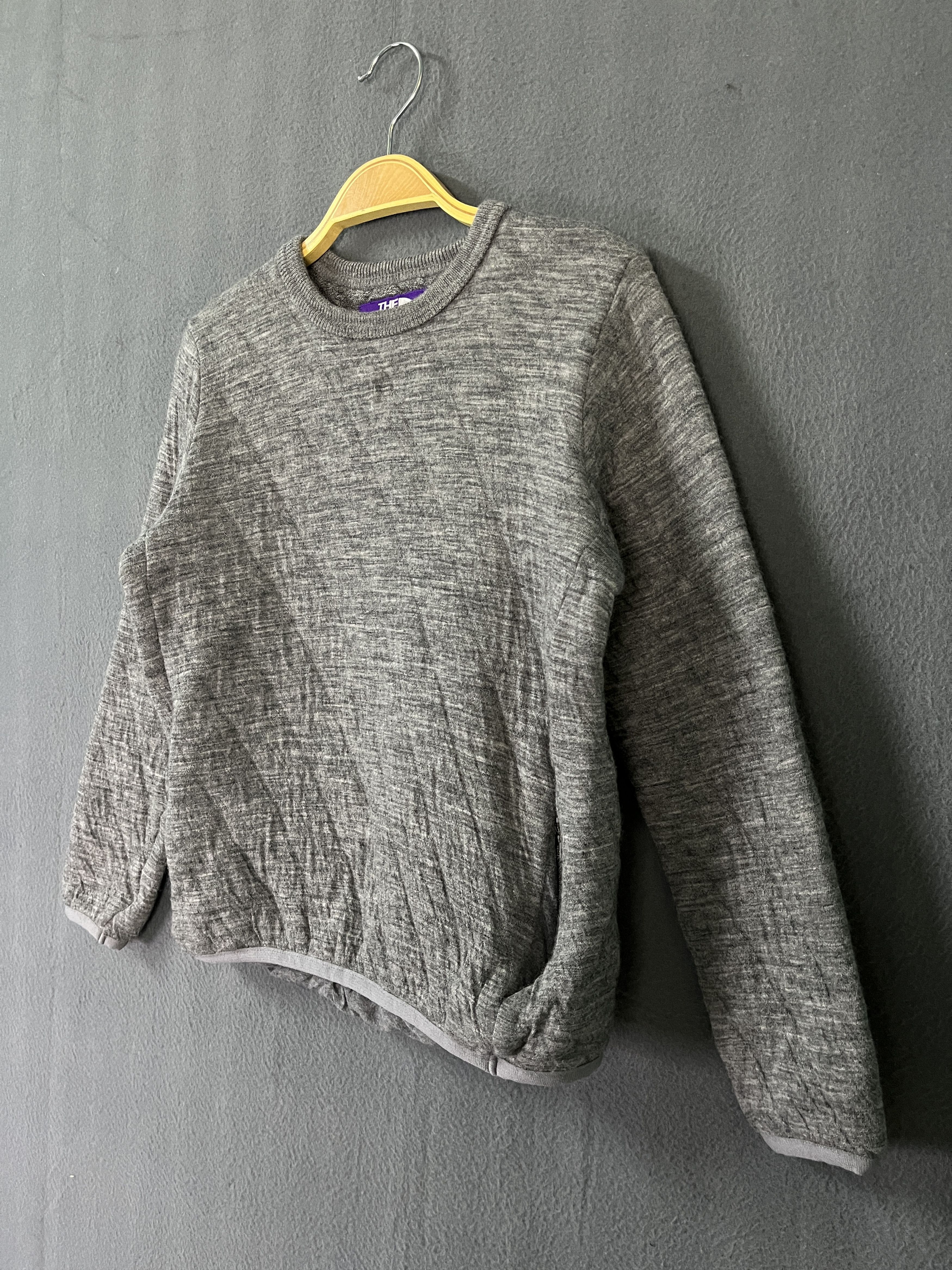 The North Face TNF Purple Label Pullover Made in Japan Sweater Grey Women S Size S / US 4 / IT 40 - 5 Thumbnail