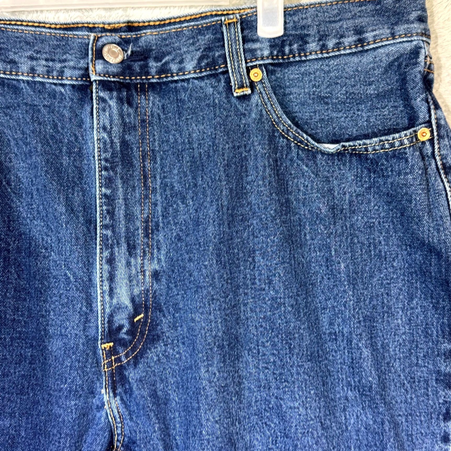 Levi's Levi’s 550 Mens Jeans 42x32 Blue Denim Relaxed Fit Mid Rise Straight Leg Size US 42 / EU 58 - 4 Thumbnail