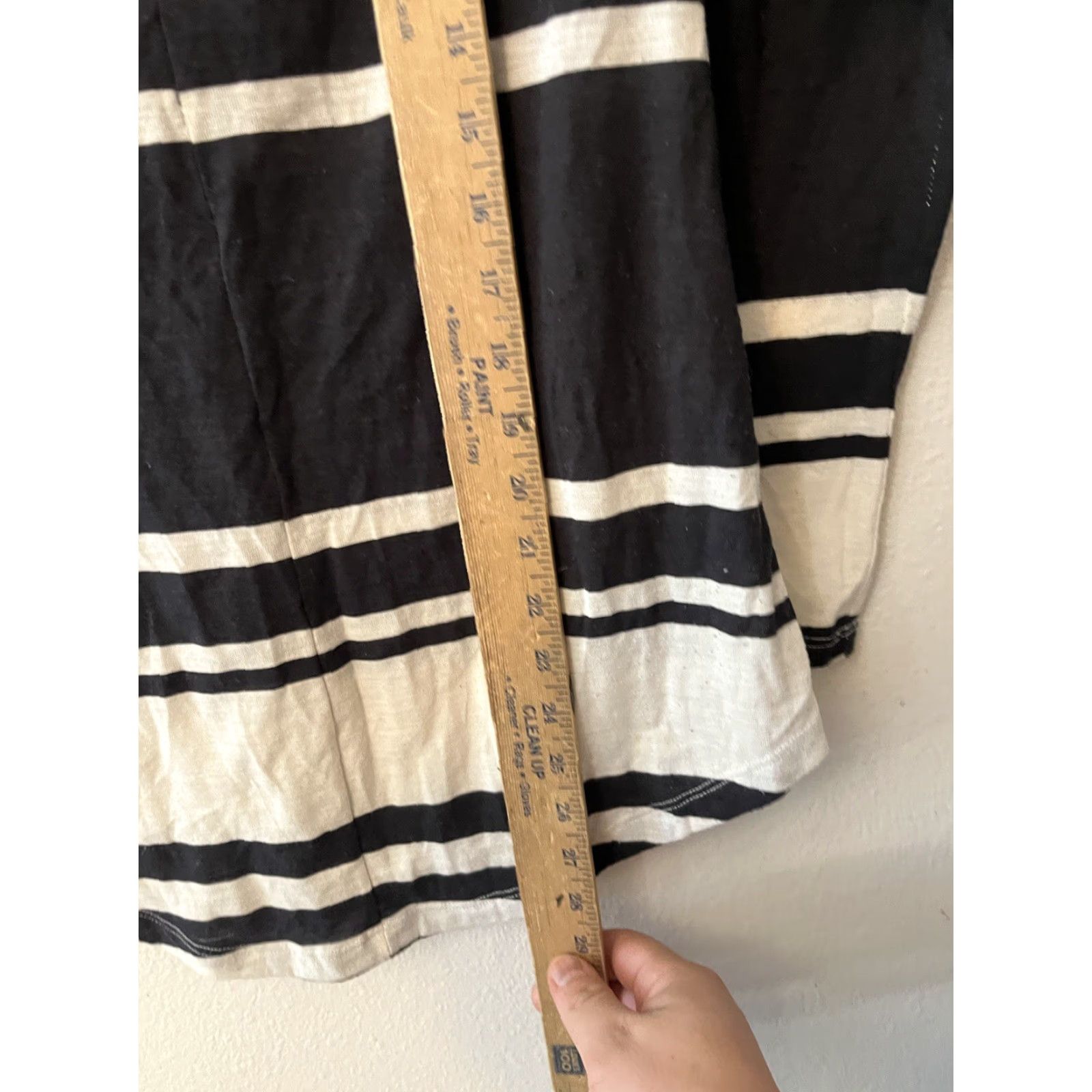Old Navy Old Navy T-Shirt Women's Medium Multicolor Striped Long Sleeve Round Neck Size M / US 6-8 / IT 42-44 - 4 Thumbnail