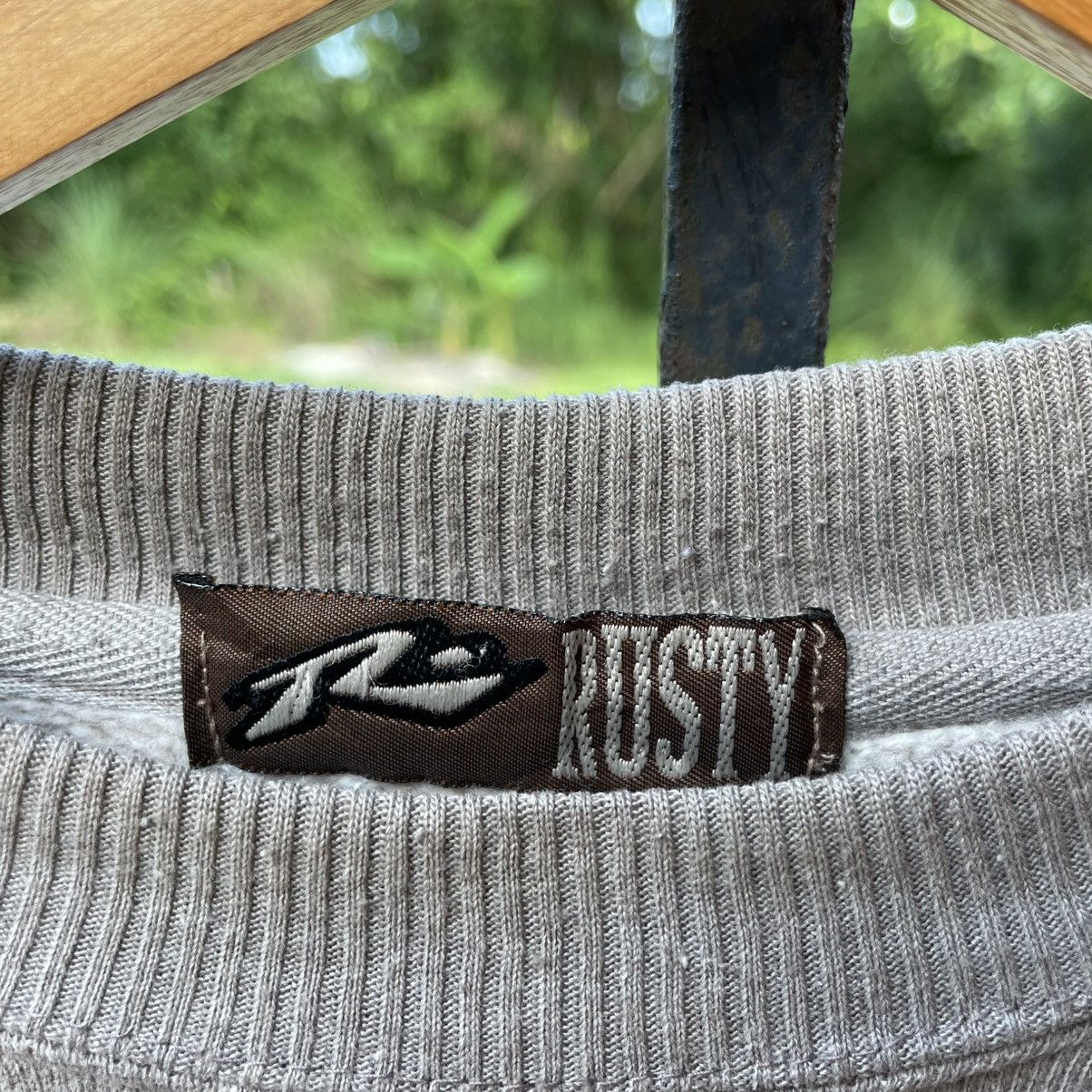 Rusty 🔥Vintage 90s Rusty Mini Logo Surf Skate Sweatshirts Size US M / EU 48-50 / 2 - 10 Thumbnail