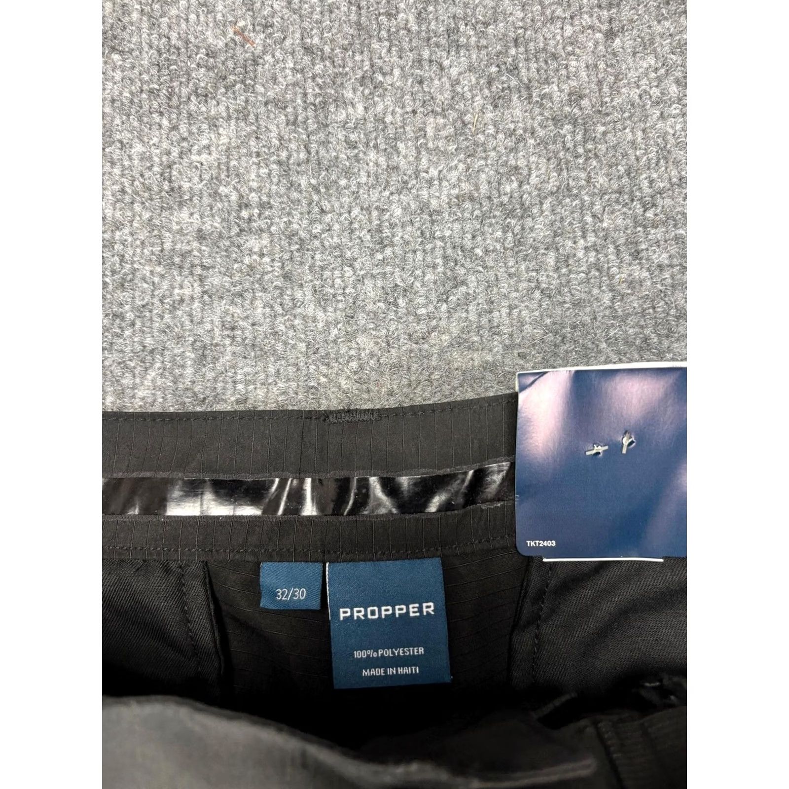 Propper Propper EdgeTec Tactical Pants Mens 32x30 Black Cargo Uniform Polyester New Size US 32 / EU 48 - 2 Thumbnail