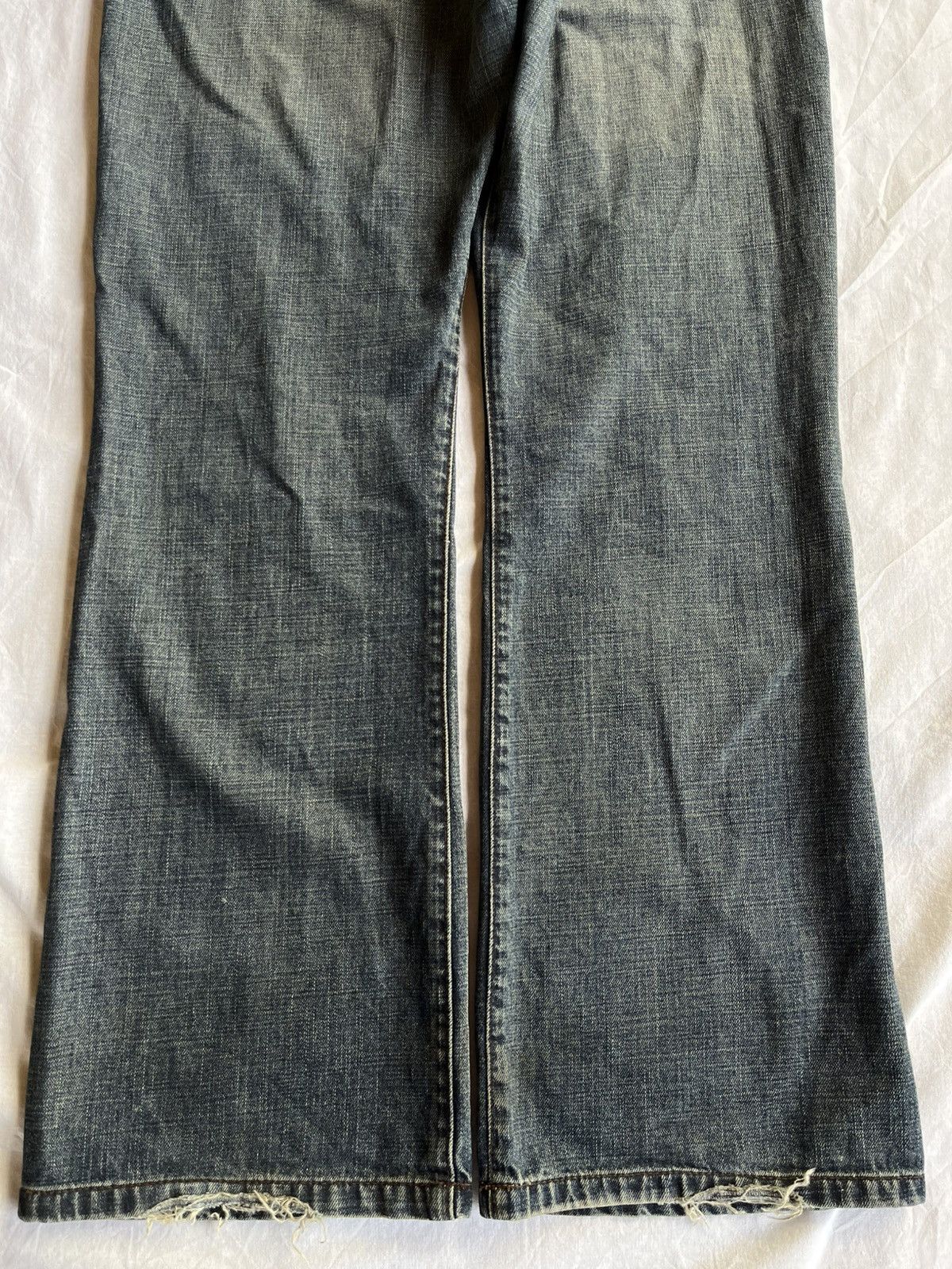 Japanese Brand × Le Grande Bleu (L.G.B.) × Vintage Rare Vintage Denim Jeans Jeff Banks Bootcut Jeans Y2K Fit Size US 32 / EU 48 - 6 Thumbnail