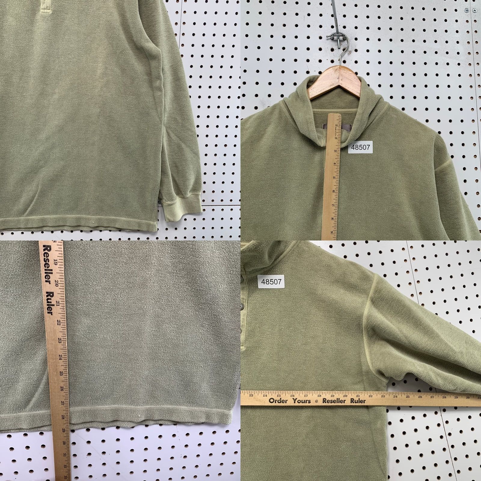 The Territory Ahead VINTAGE The Territory Ahead Green Fleece Pullover Mock Quarter Button 90s Mens L Size US L / EU 52-54 / 3 - 8 Thumbnail