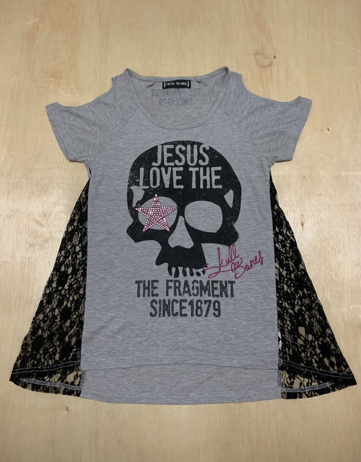 20471120 × If Six Was Nine × Japanese Brand Vintage Cecil Mc BEE Skull Tshirt Ifsixwasnine punk style Size M / US 6-8 / IT 42-44 - 1 Thumbnail