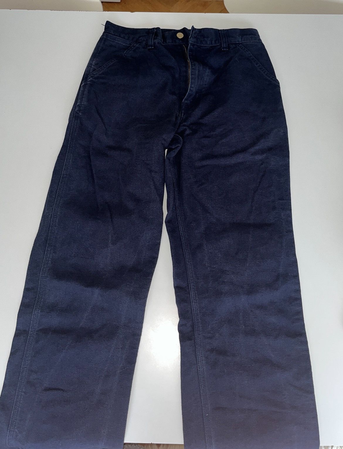 Carhartt × Carhartt Wip 🔹 Carhartt Pants – Blue Marine size 32L/29W🔹 Size US 32 / EU 48 - 4 Thumbnail
