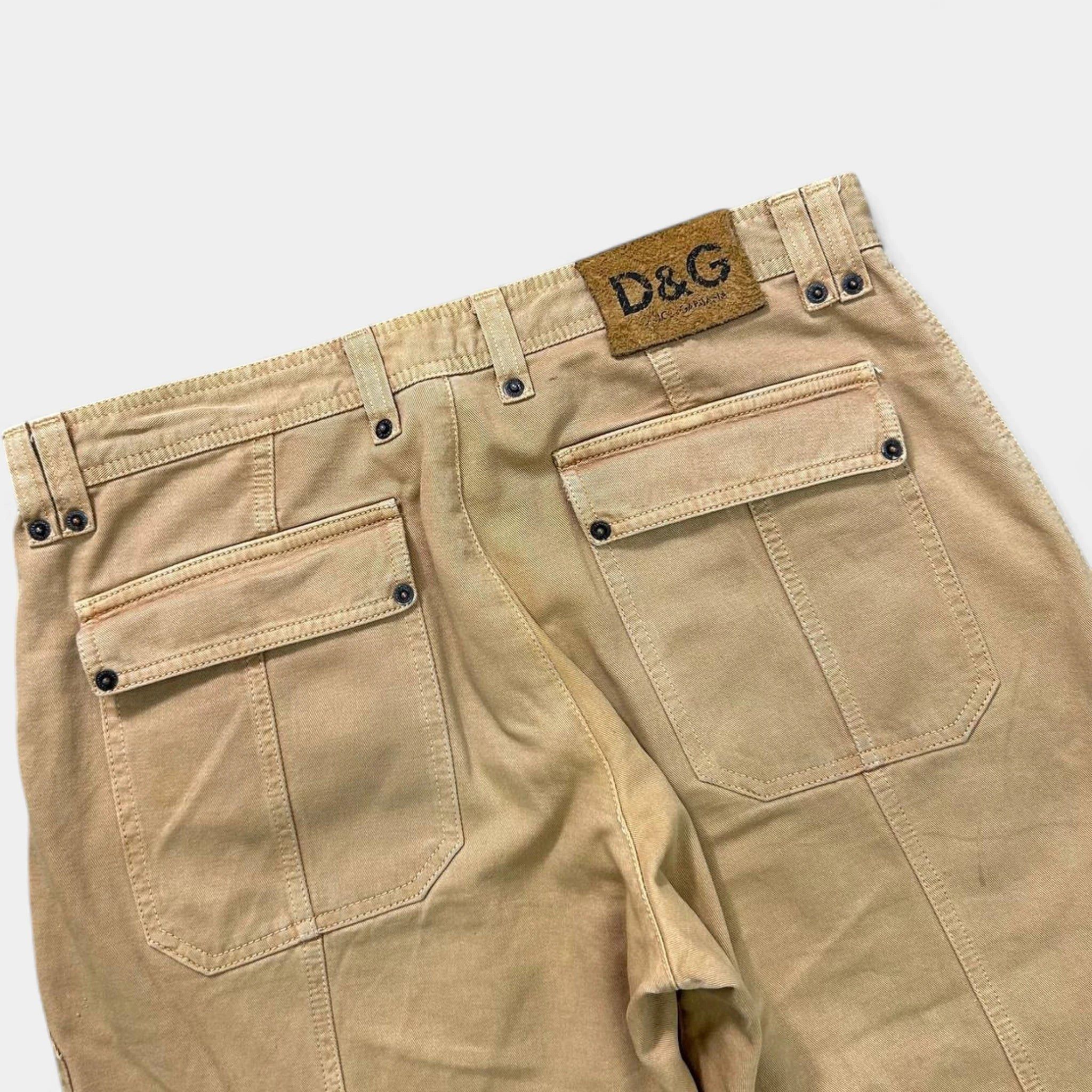 Dolce & Gabbana Dolce & Gabbana Carpenter Beige Pants Size US 32 / EU 48 - 5 Thumbnail
