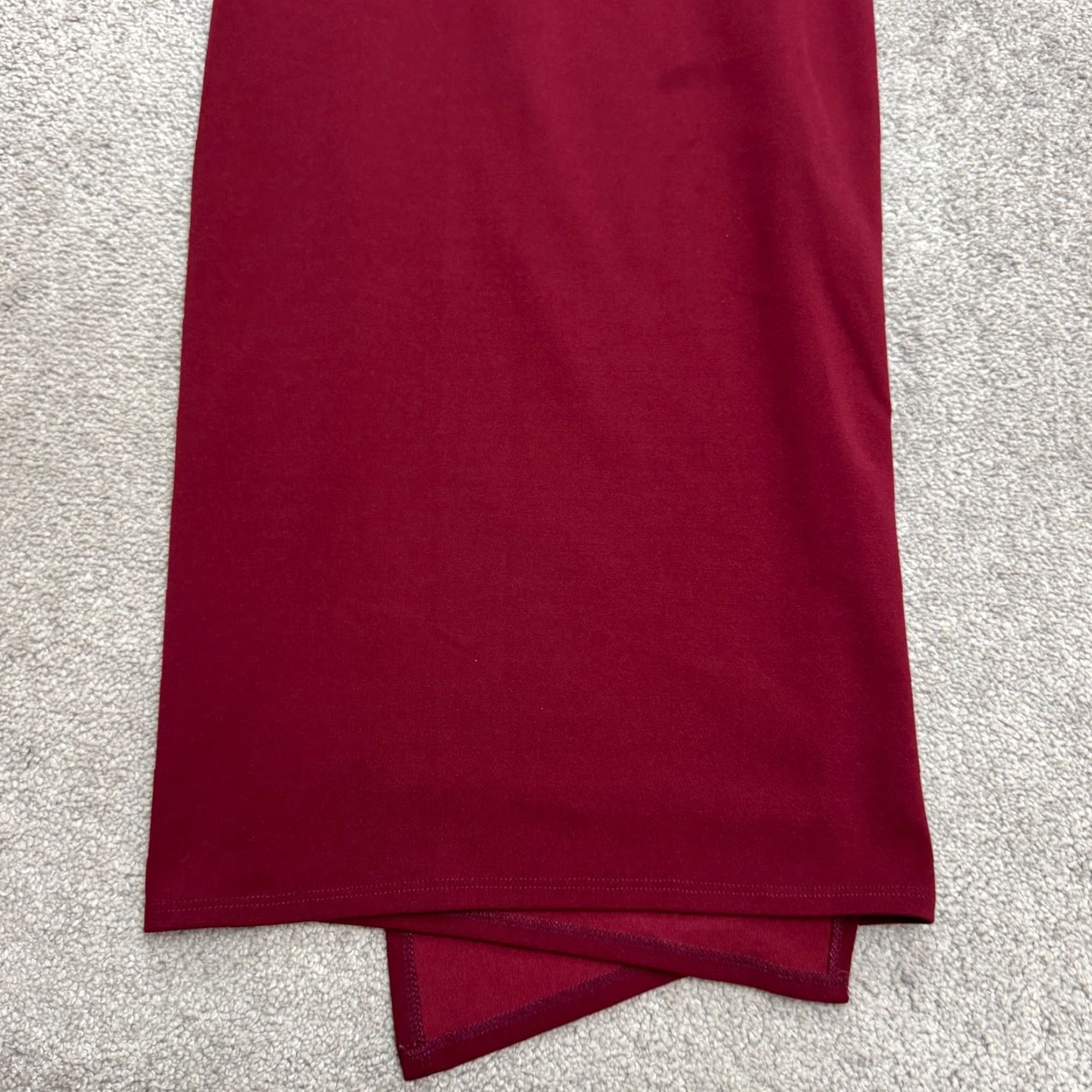 Twisted X Love...Ady Dress Halter Midi Wrap Red Sleeveless Twisted Front Women's M Burgundy Red Size M / US 6-8 / IT 42-44 - 5 Thumbnail
