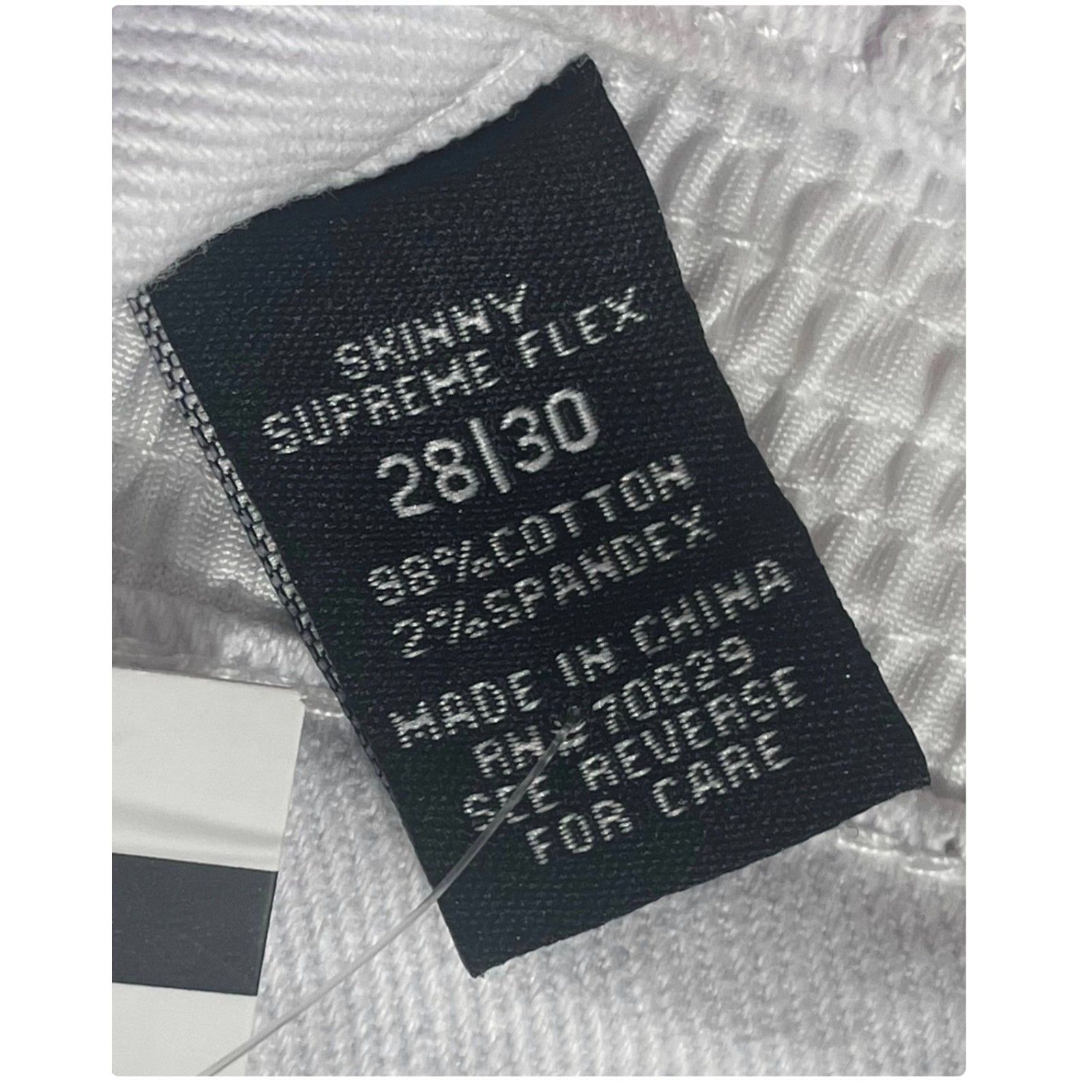 rue21 Rue 21 - Men's Supreme Flex Skinny Jeans Distressed - White Size US 28 / EU 44 - 8 Thumbnail