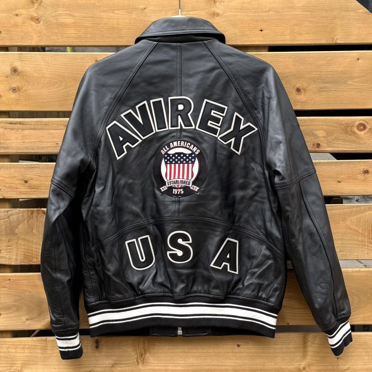 Avirex Avirex Leather Jacket Size US M / EU 48-50 / 2 - 1 Thumbnail