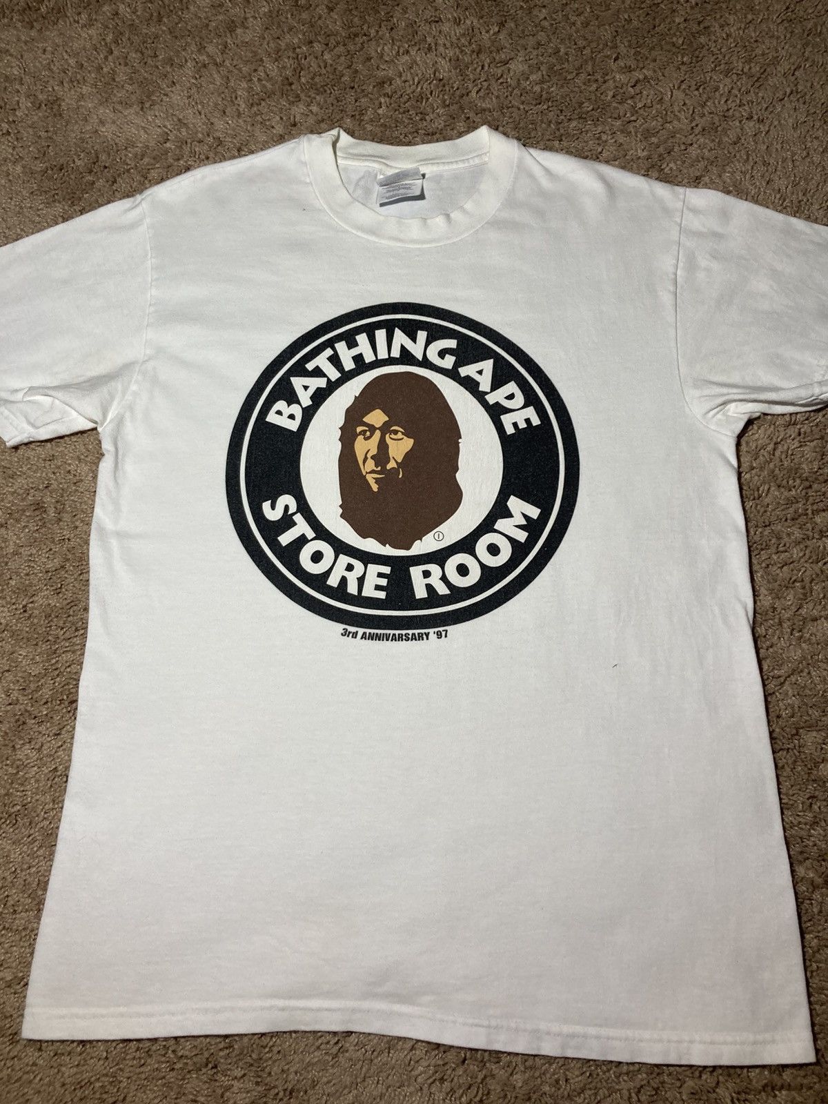 Bape 1997 Bape Store 3rd Anniversary Circle Staff 90s OG Size US M / EU 48-50 / 2 - 2 Thumbnail