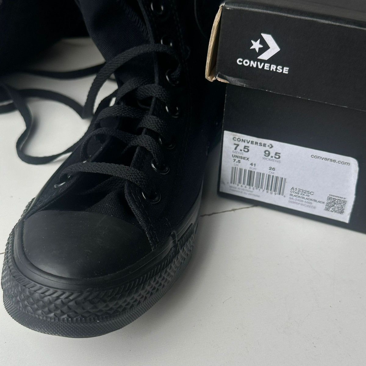 Other Converse Chuck Taylor All Star Black High Top Sz:7.5M 9.5W Size US 7.5 / EU 40-41 - 6 Thumbnail