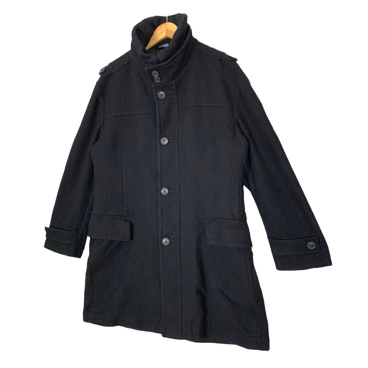 Hugo Boss Vintage Designer Hugo Boss Wool Trench Coat Size M Size US M / EU 48-50 / 2 - 3 Thumbnail
