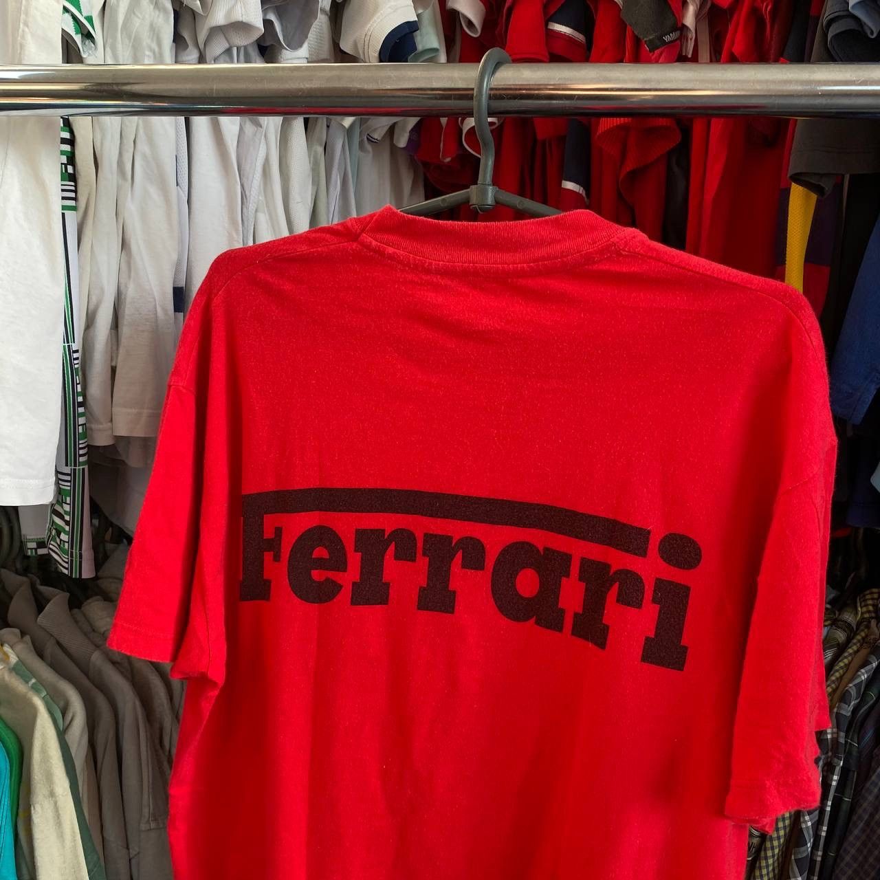 Ferrari × Vintage Vintage Ferrari big logo racing 90’s streetwear tee Size US M / EU 48-50 / 2 - 2 Thumbnail